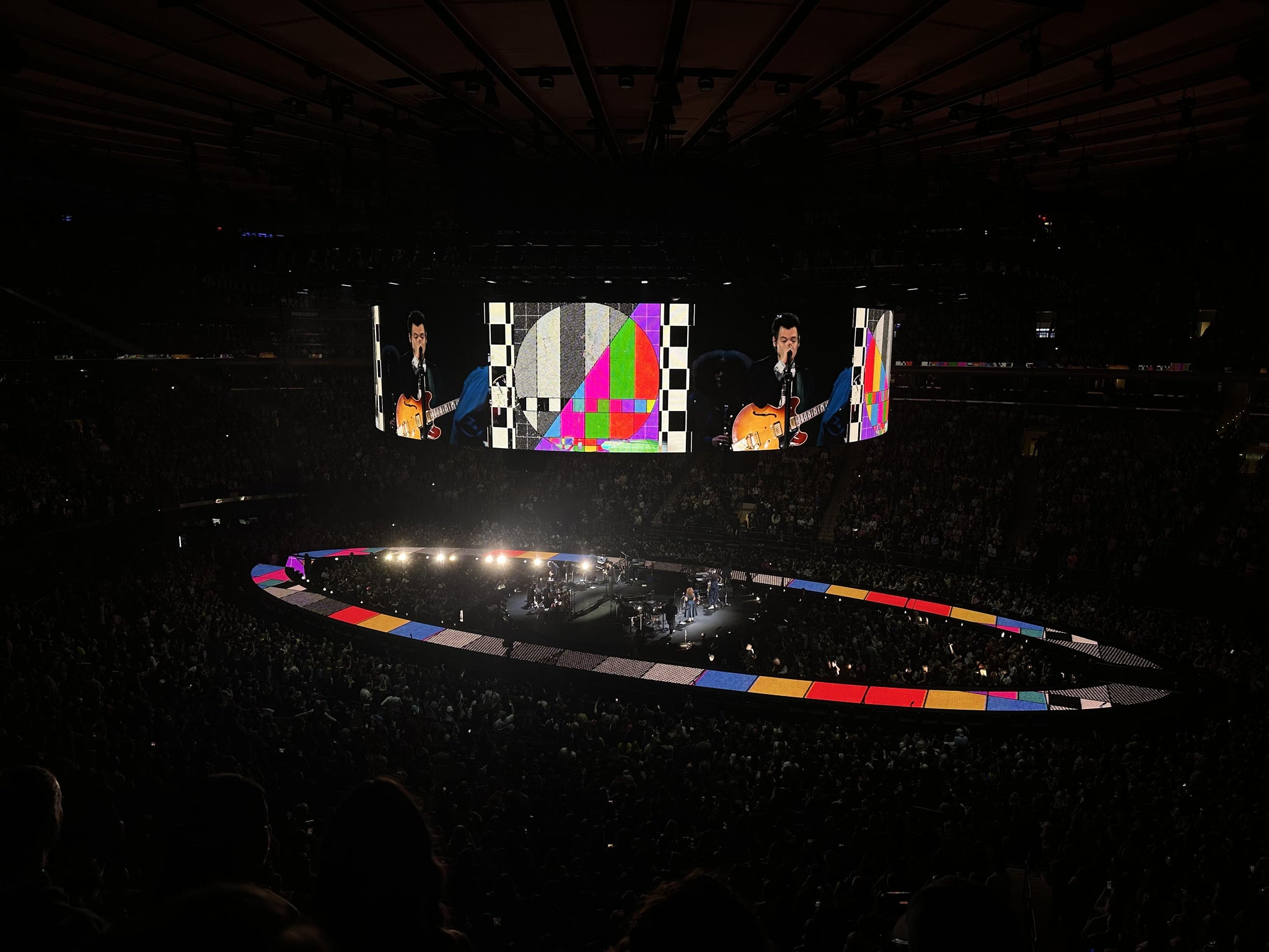 Real Fan View taken from Section 225 at Madison Square Garden by Aubrey B