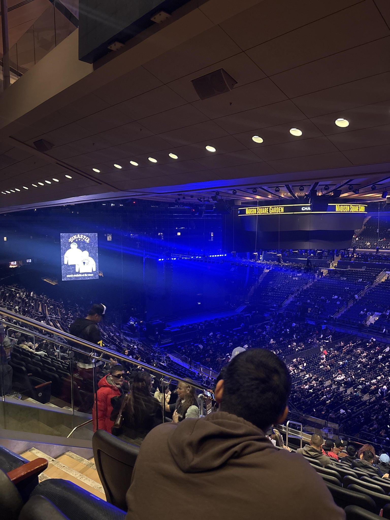 Real Fan View taken from Section 227 at Madison Square Garden by Brigitte T