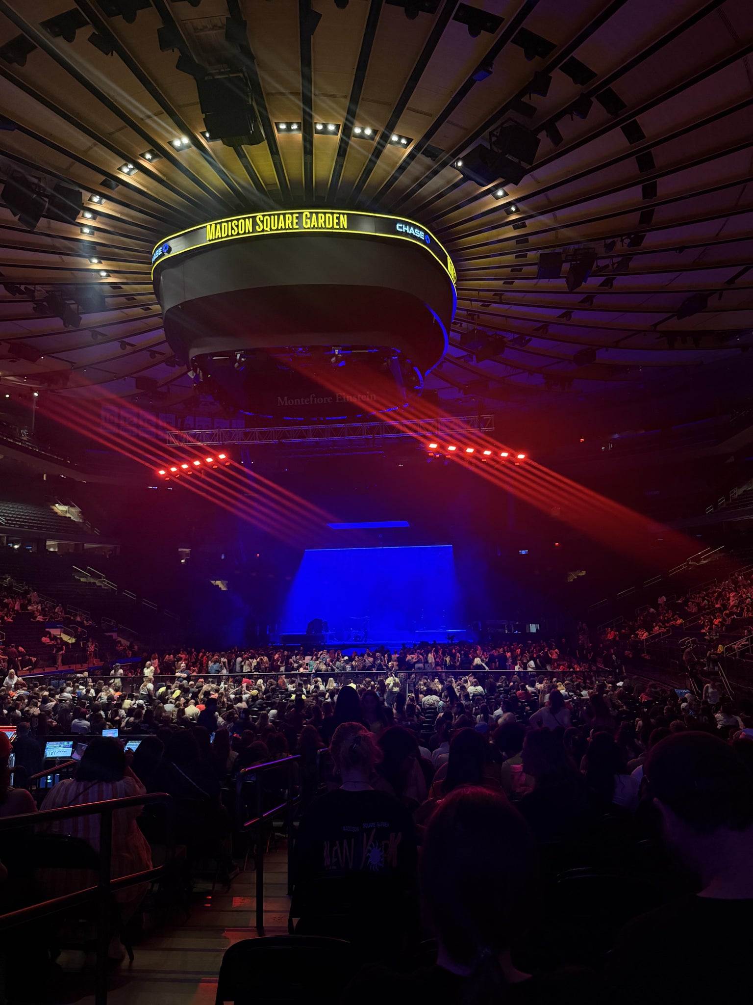Real Fan View taken from Section 3 at Madison Square Garden by Annamaria F