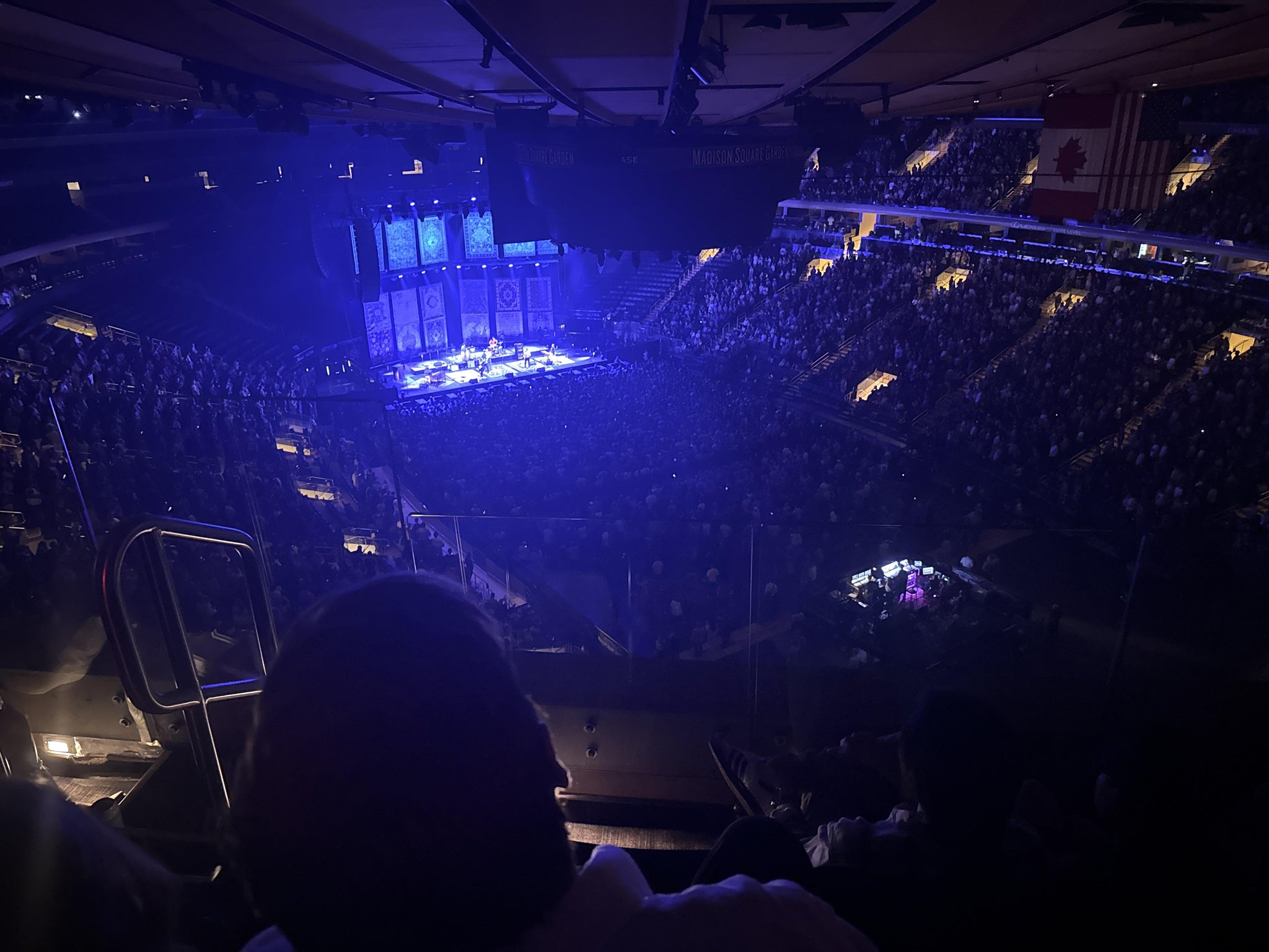 Real Fan View taken from Section 301 at Madison Square Garden by Sebastian P