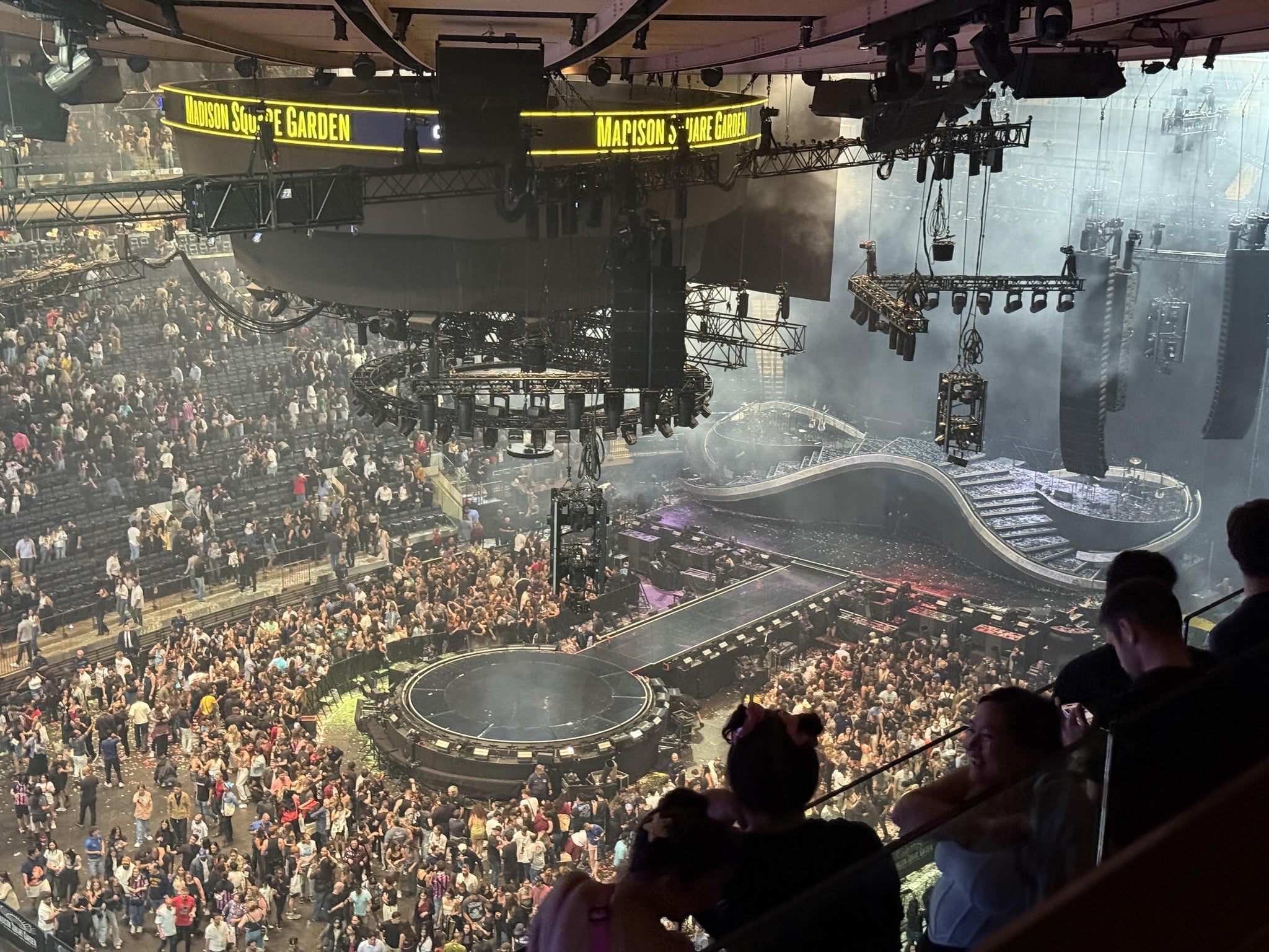 Real Fan View taken from Section 310 at Madison Square Garden by Mohammed K