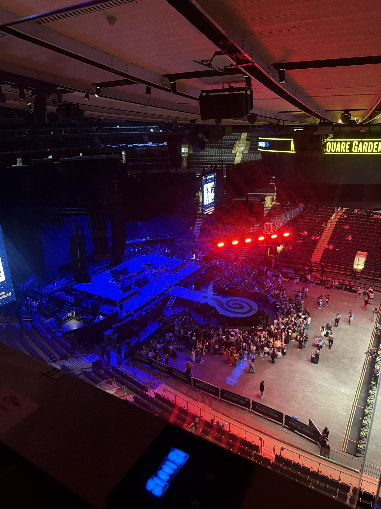 Real Fan View taken from Section 326 at Madison Square Garden by Abigail S