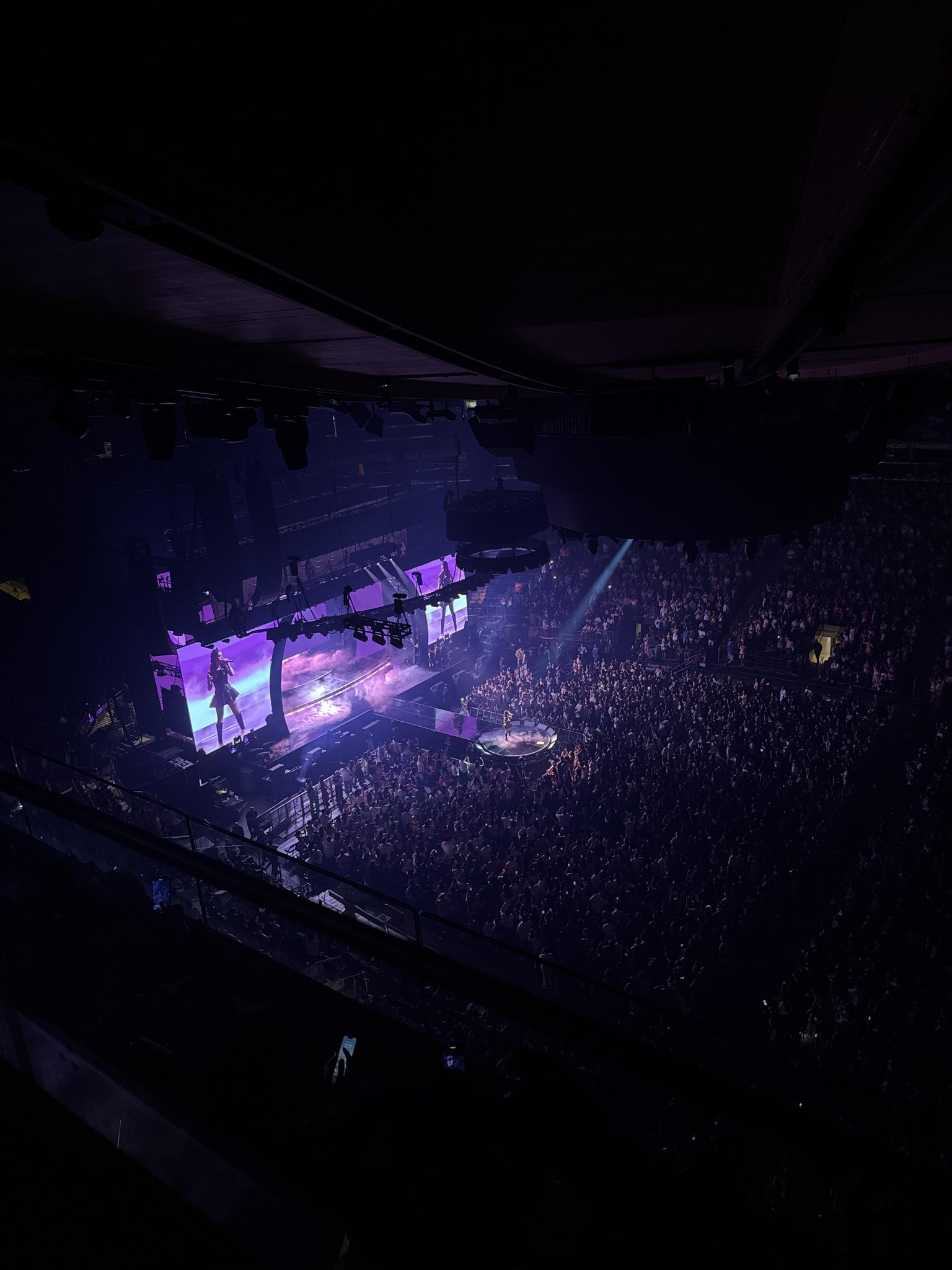 Real Fan View taken from Section 327 at Madison Square Garden by Sebastian P