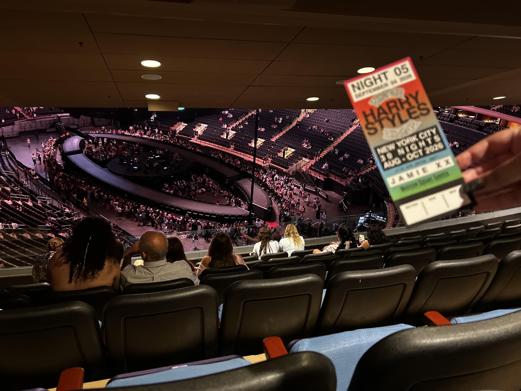 Real Fan View taken from Section 414 at Madison Square Garden by Vivyana J