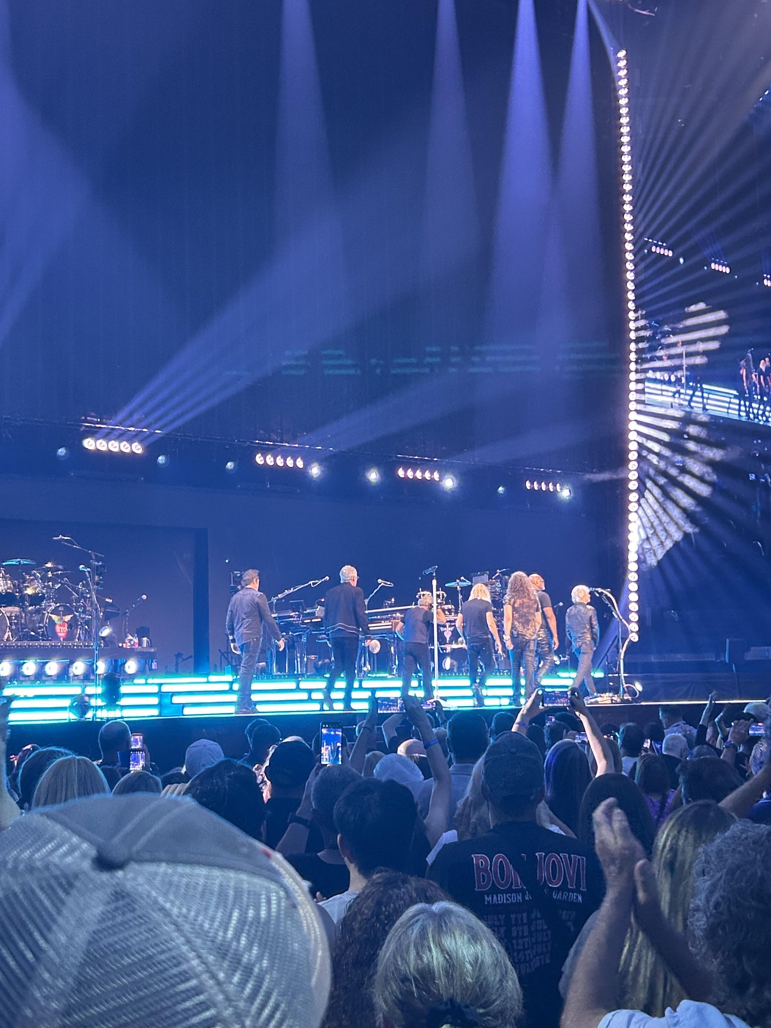 Real Fan View taken from Floor A at Madison Square Garden by Nicolas A