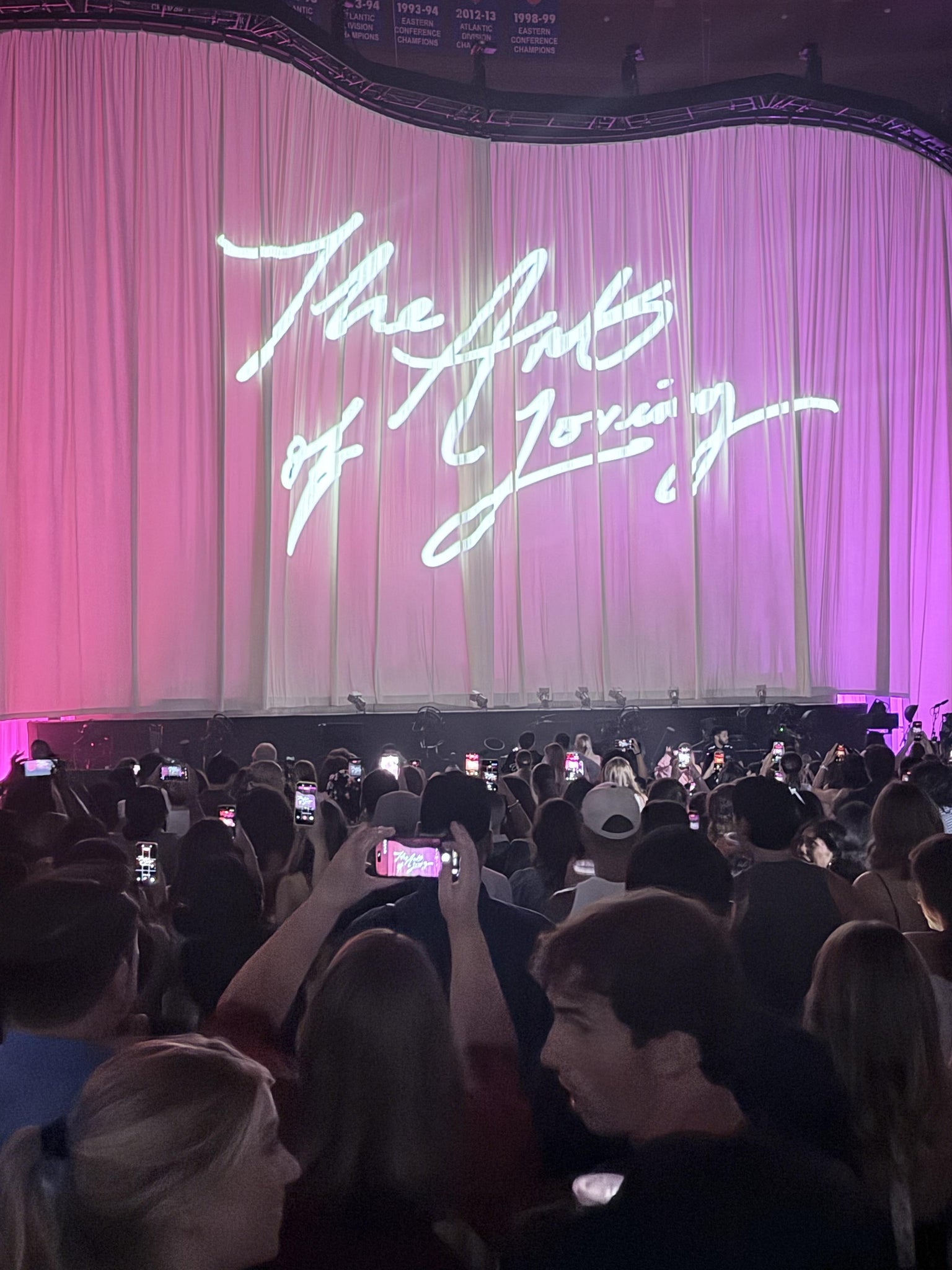 Real Fan View taken from Floor A at Madison Square Garden by Kyle R