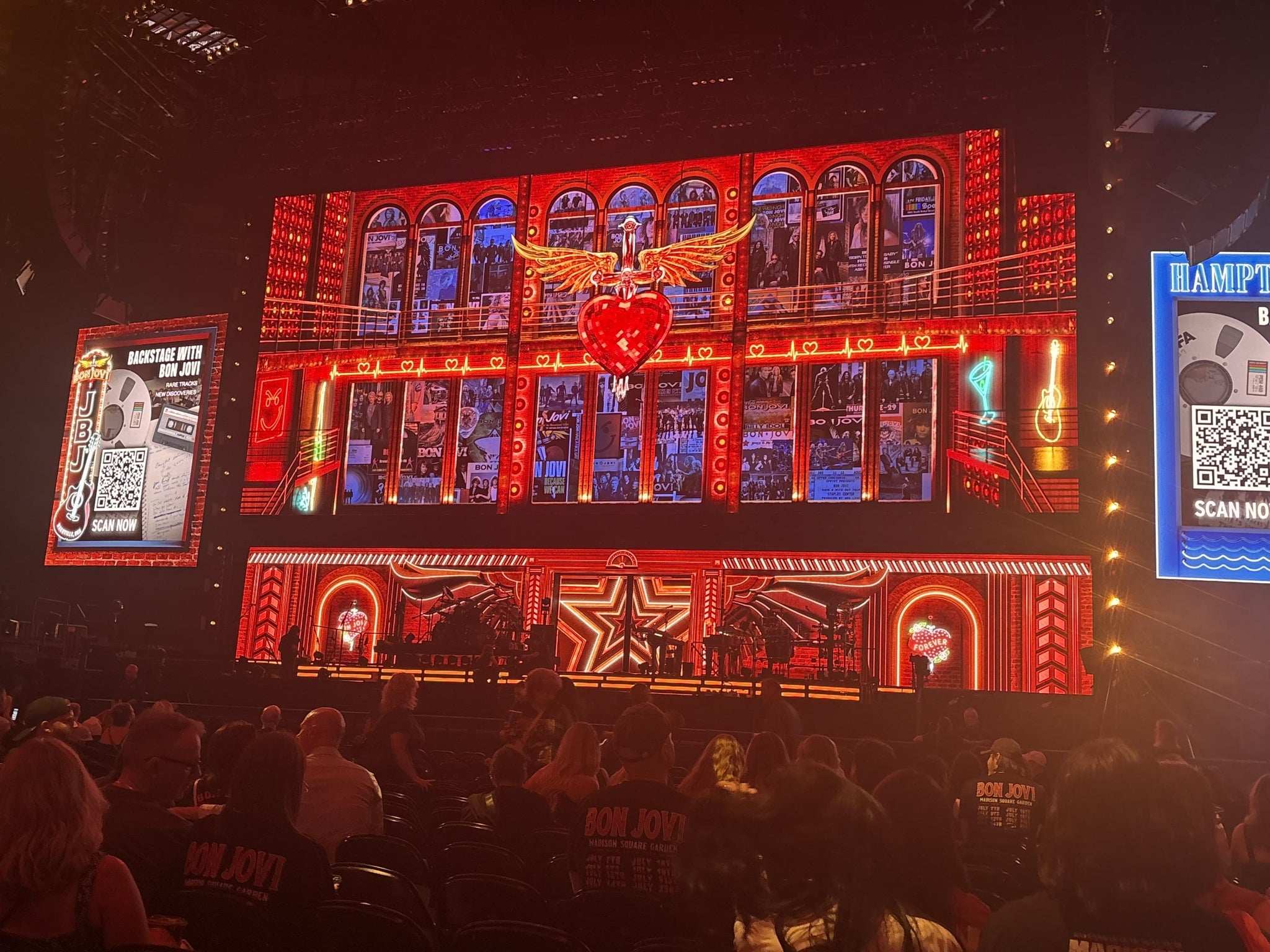 Real Fan View taken from Floor C at Madison Square Garden by Cheryll S