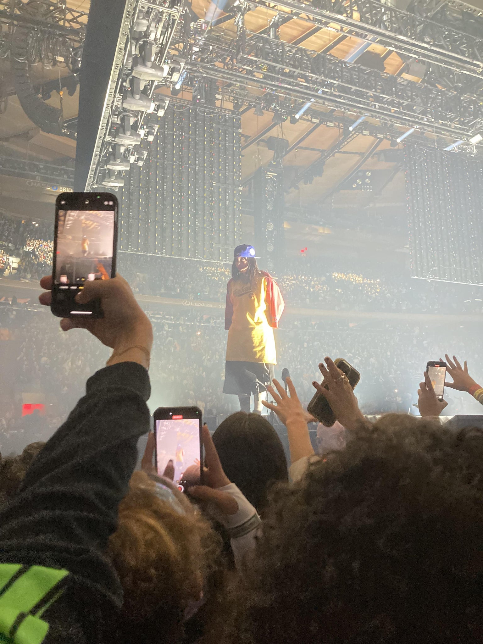 Real Fan View taken from GA Floor at Madison Square Garden by Kj B