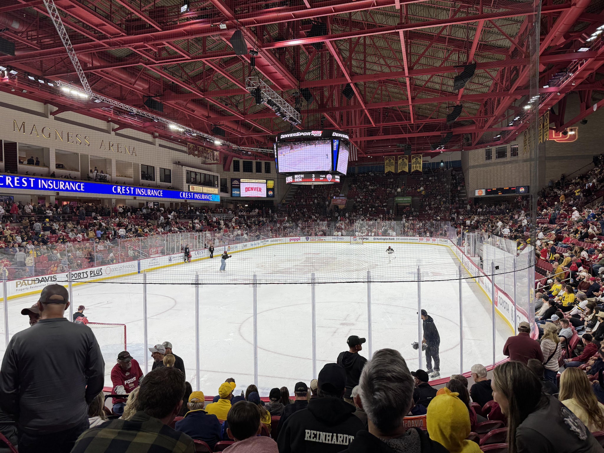 Real Fan View taken from Lower 5 at Magness Arena by Marcus P