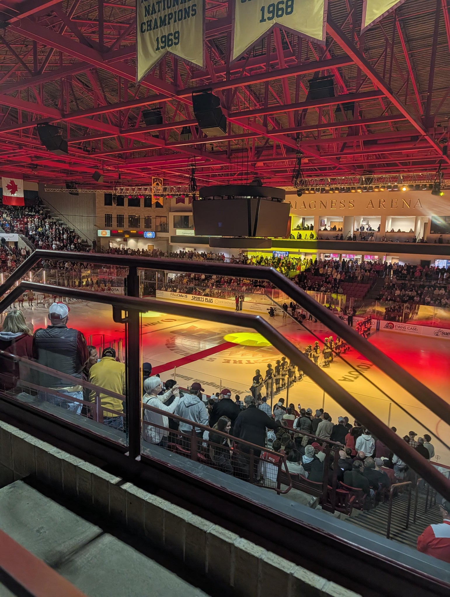 Real Fan View taken from Upper 19 at Magness Arena by Jason B