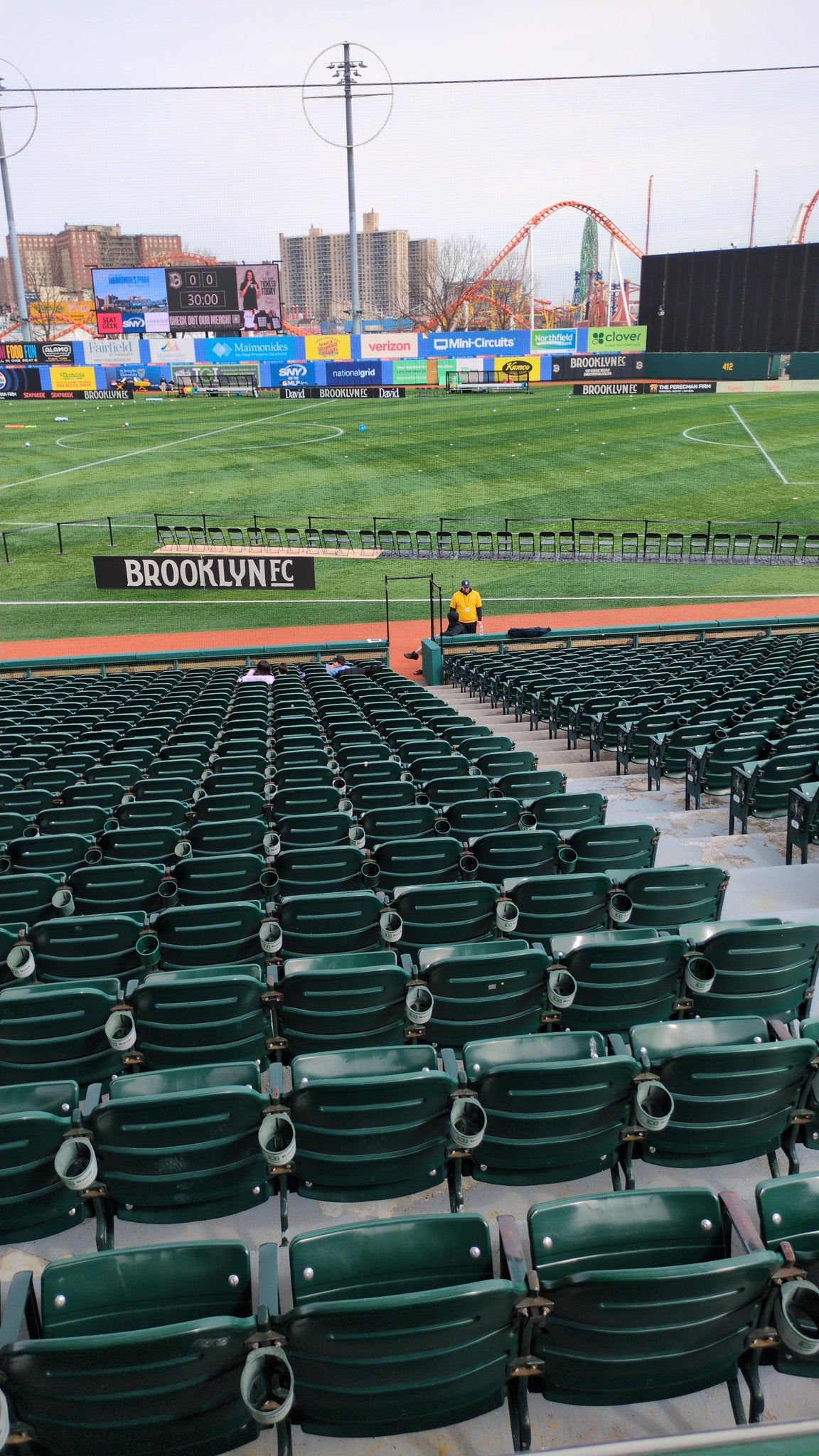 Real Fan View taken from Section 14 at Maimonides Park by Ray G