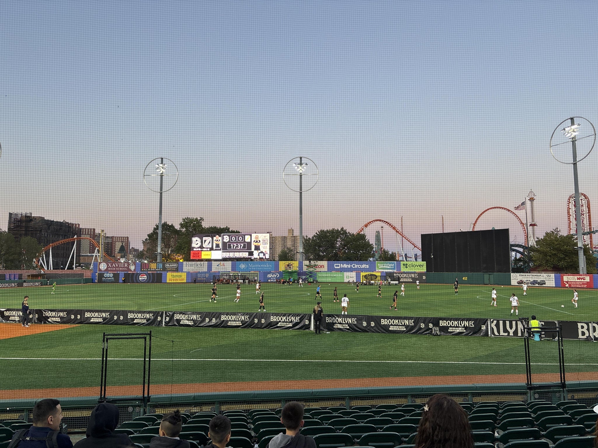 Real Fan View taken from Section 18 at Maimonides Park by Sadie F