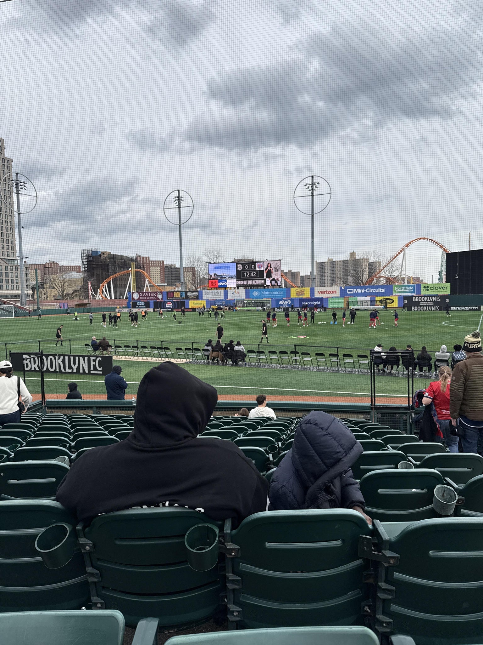 Real Fan View taken from Section 20 at Maimonides Park by Isobel M