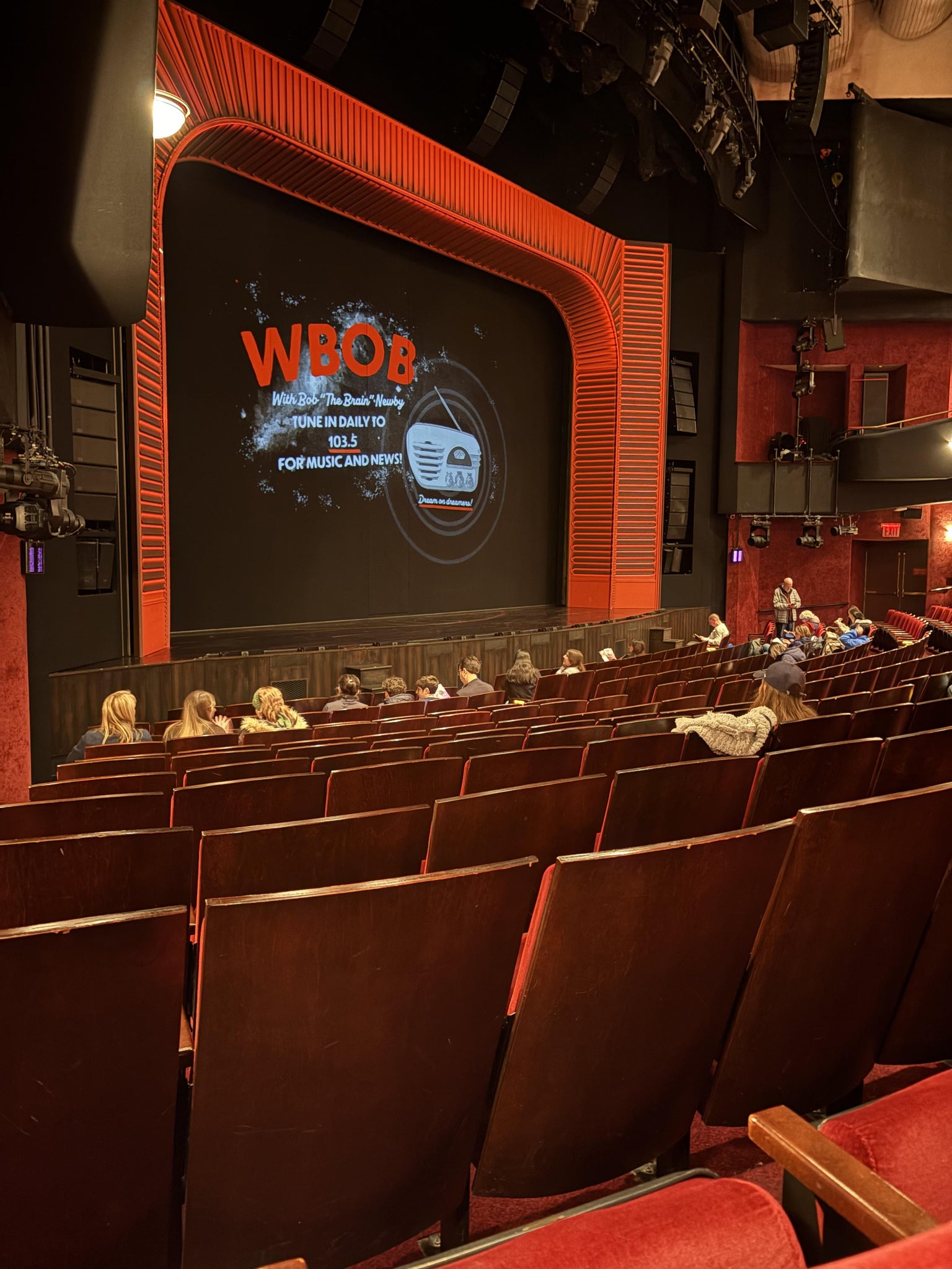 Real Fan View taken from Orchestra at Marquis Theatre - New York by Mauro V