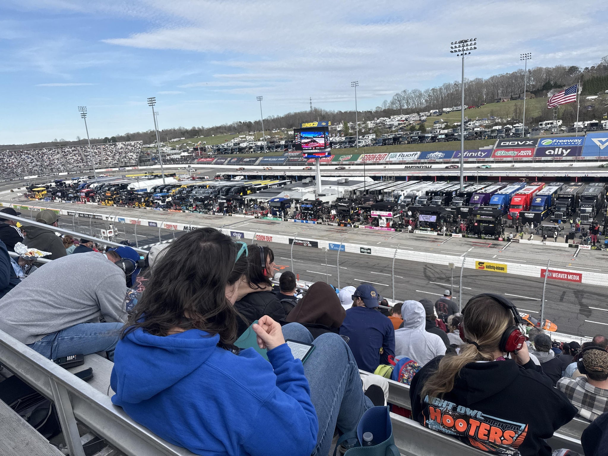 Real Fan View taken from Blue Ridge Tower N at Martinsville Speedway by Luke M