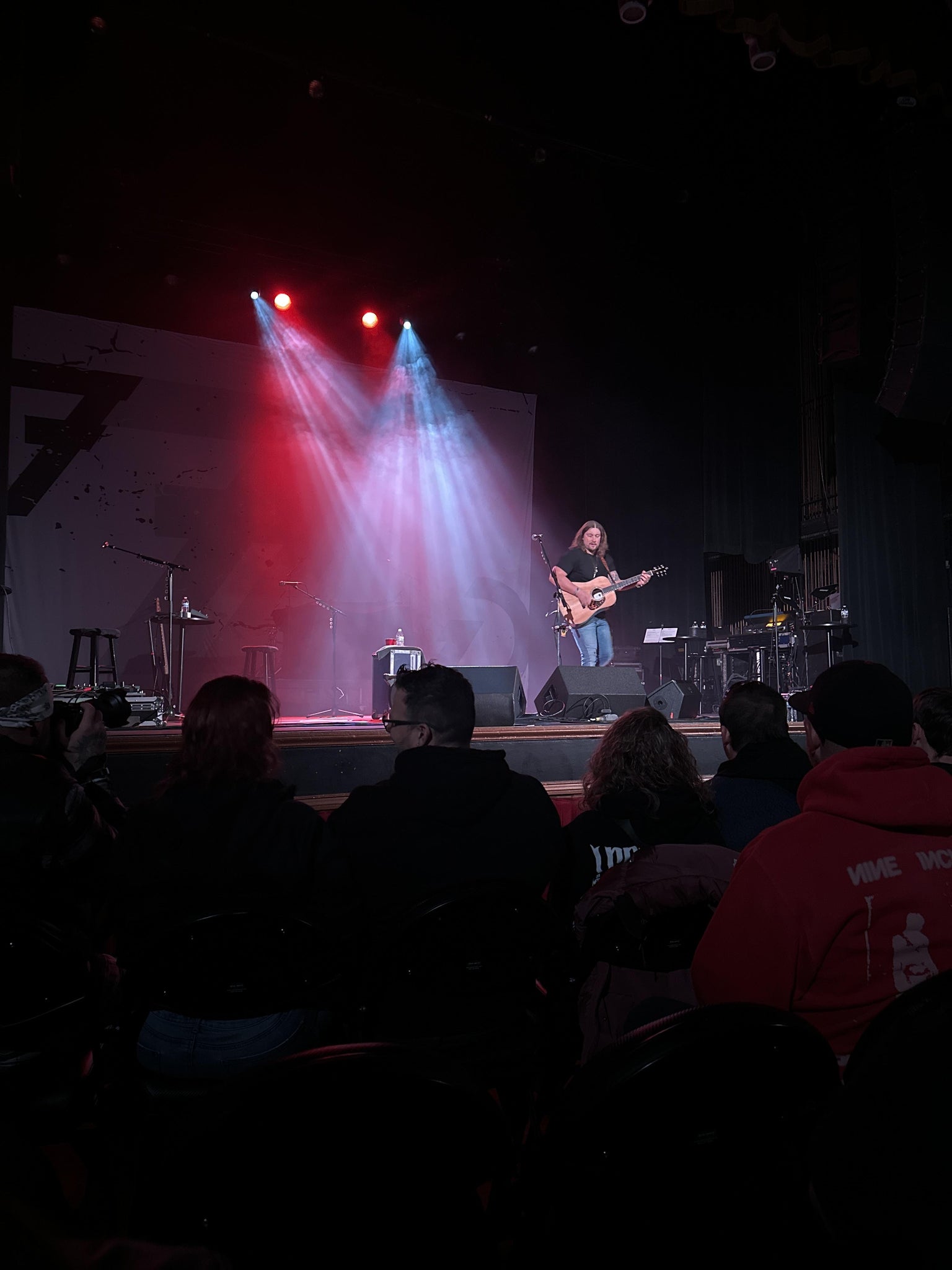 Real Fan View taken from Main Floor Left at Masonic Jack White Theatre by Sara Y