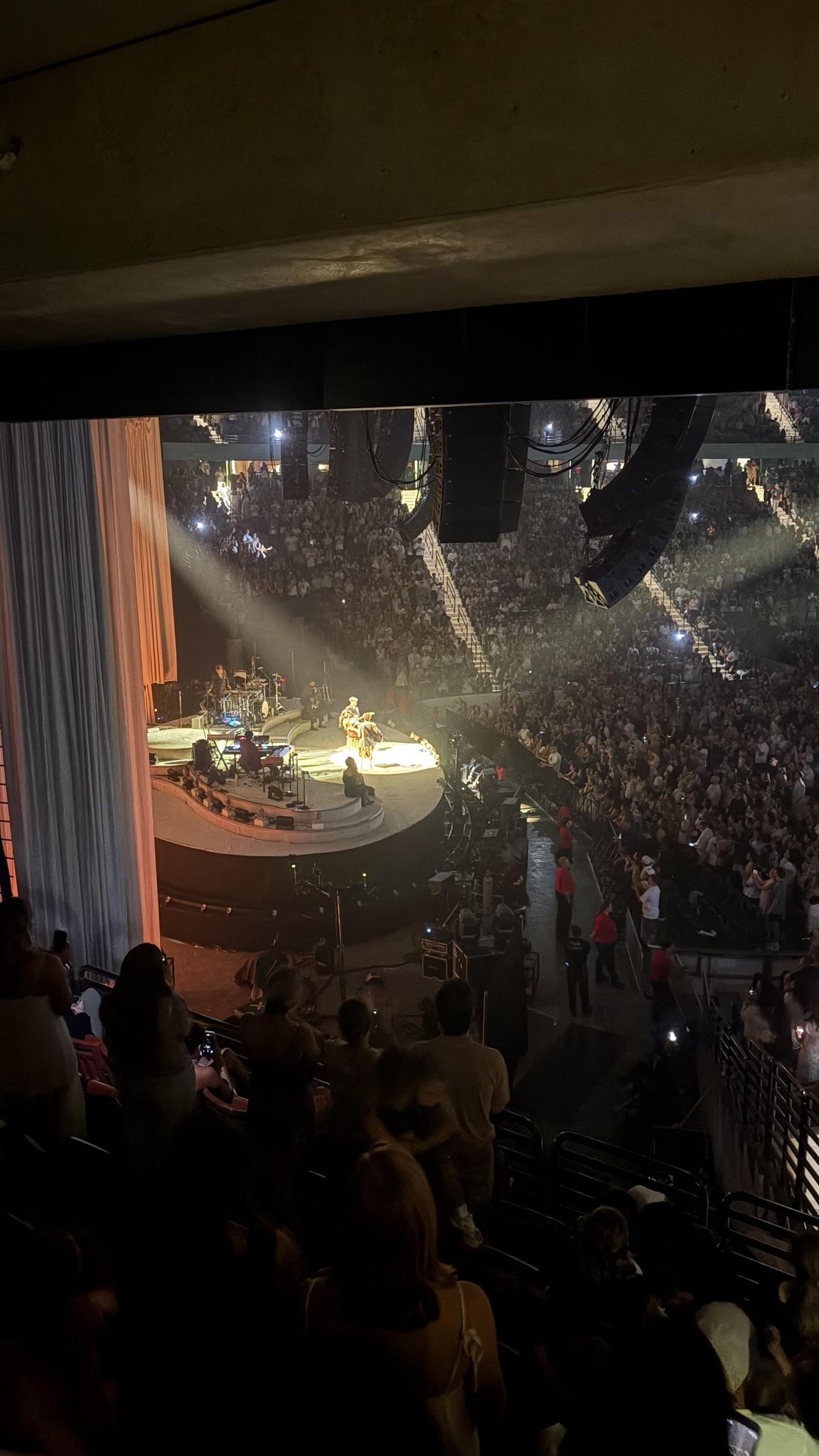 Real Fan View taken from Section 110 at Maverik Center by Renew R