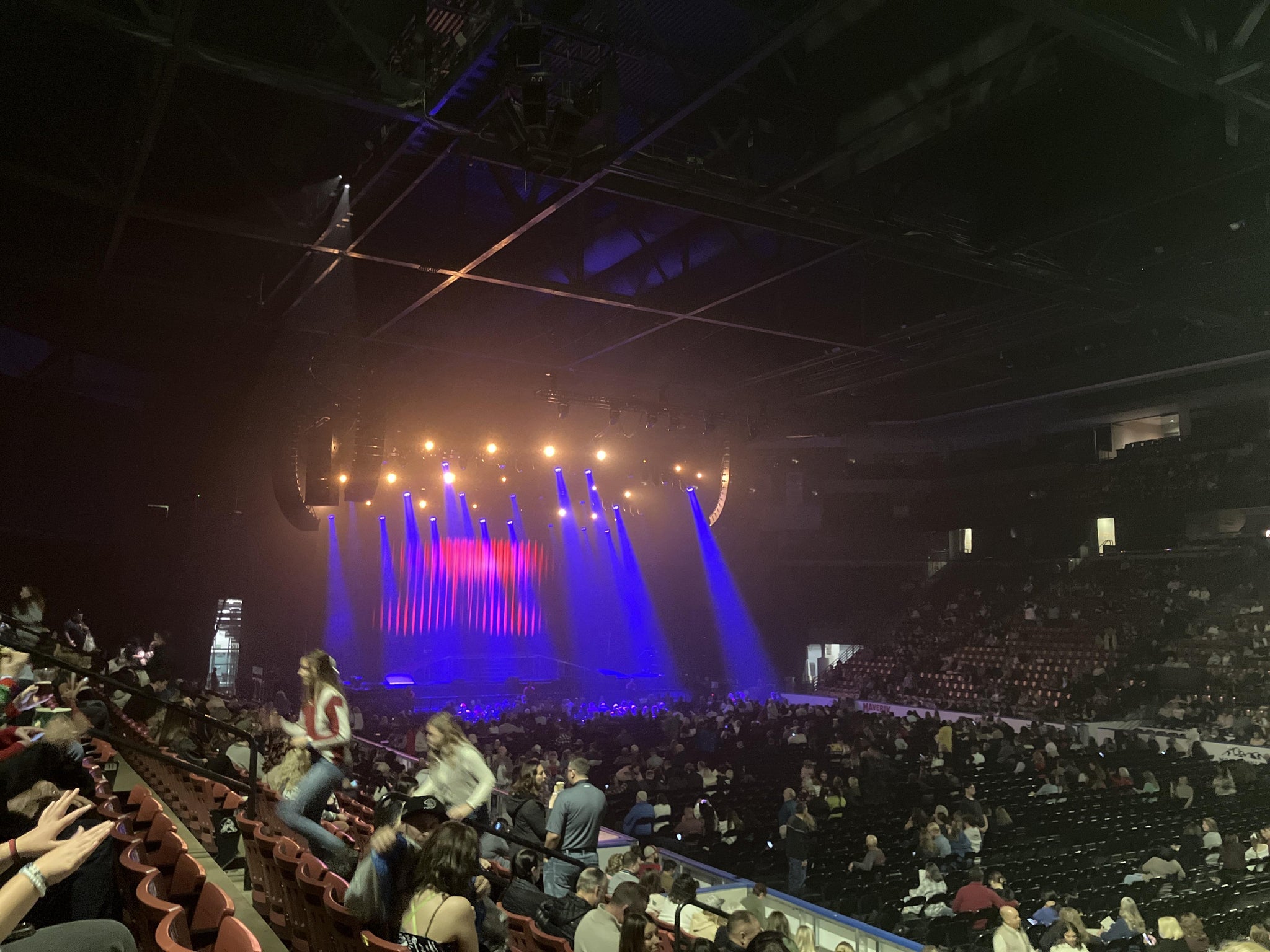 Real Fan View taken from Section 115 at Maverik Center by Mateo T
