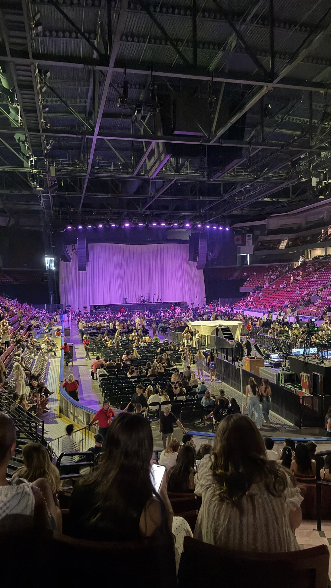 Real Fan View taken from Section 118 at Maverik Center by Joyce C