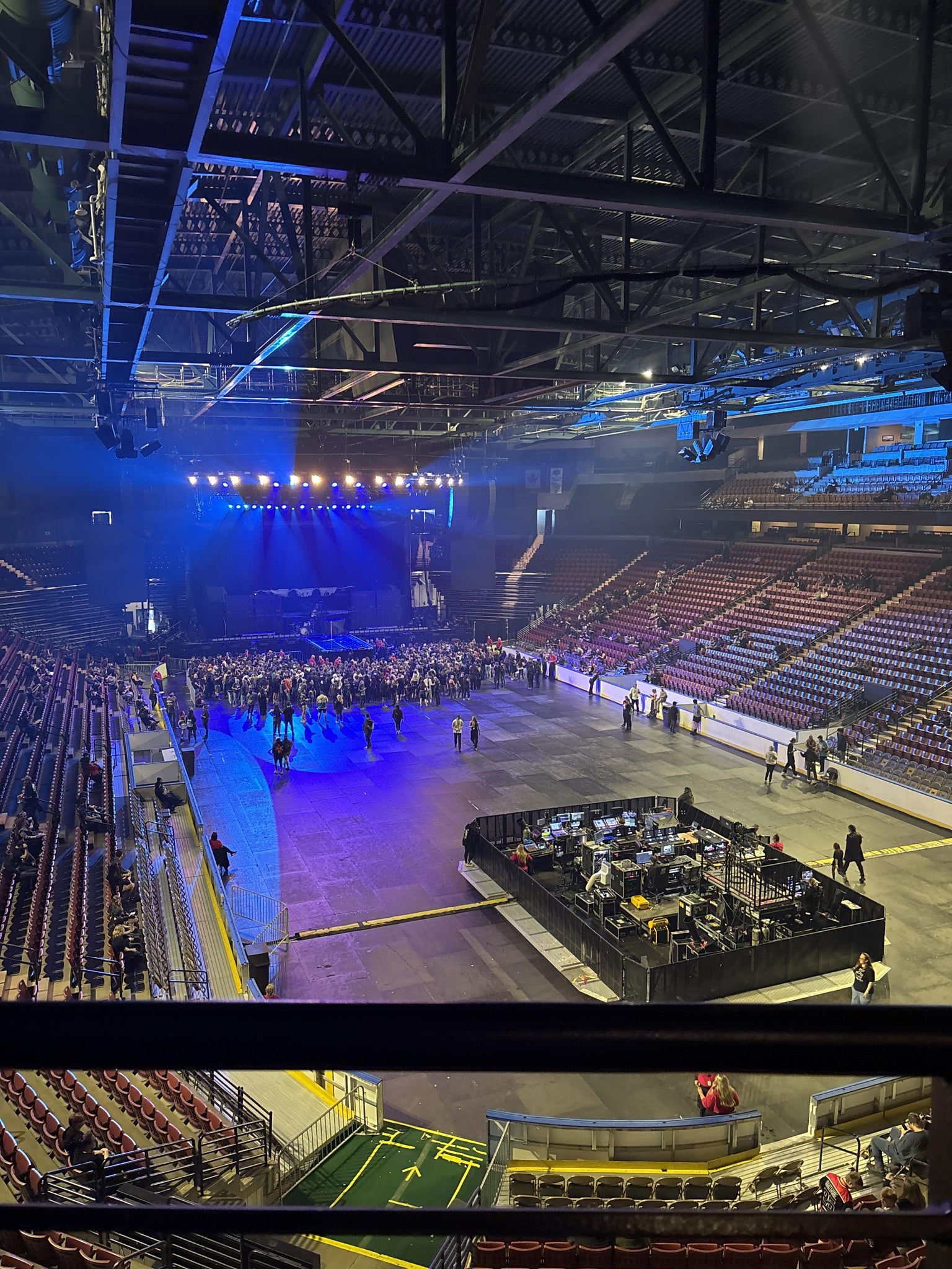 Real Fan View taken from Section 218 at Maverik Center by Cerina A
