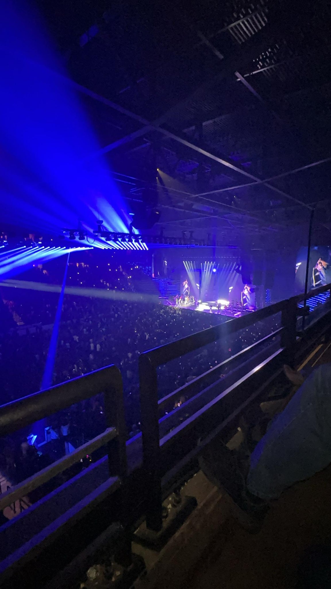 Real Fan View taken from Section 225 at Maverik Center by Jennifer G