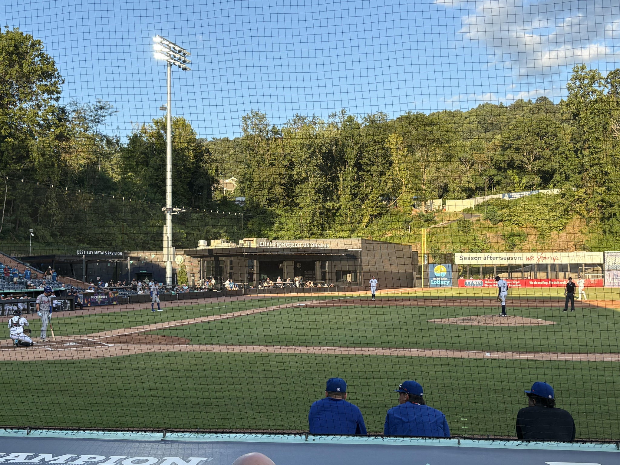 Real Fan View taken from Section E at McCormick Field by William H