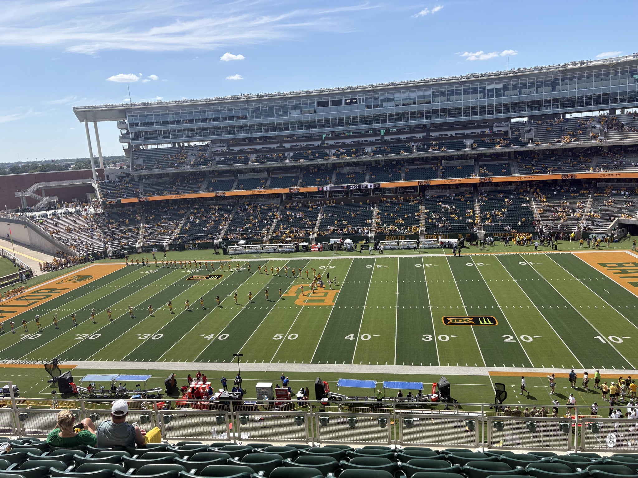 Vue réelle des fans prise de la Section 323 au site McLane Stadium par Robby W