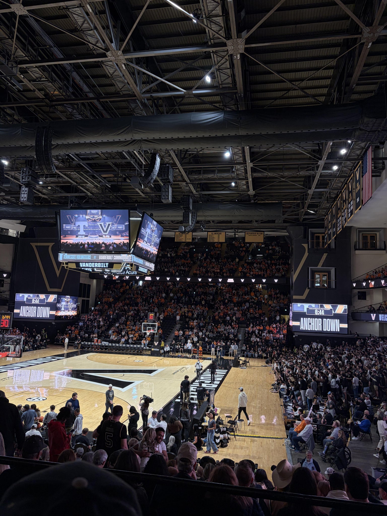 Real Fan View taken from Section 2 L at Memorial Gym by Caitlyn S