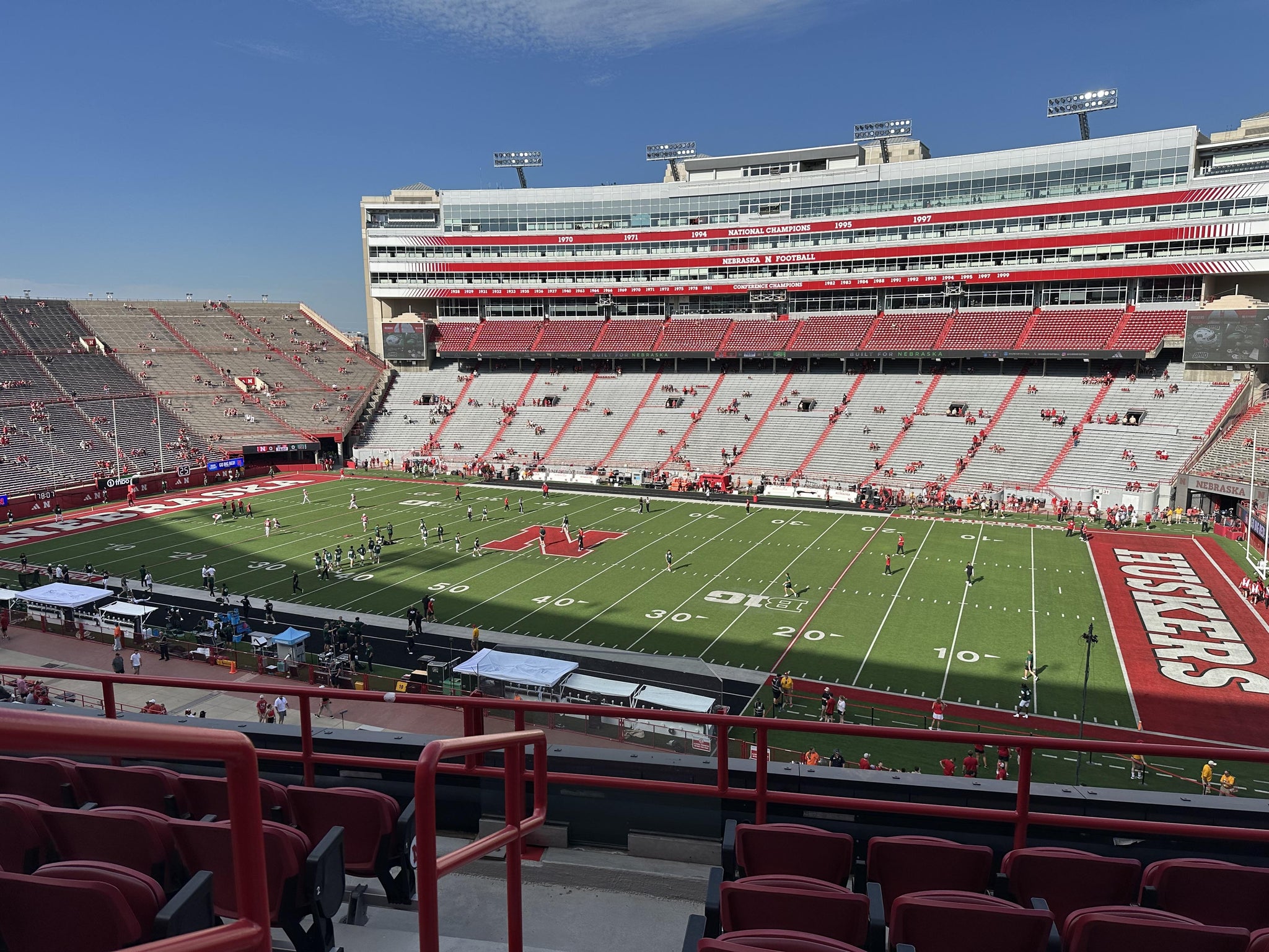 Real Fan View taken from Section 202 at Memorial Stadium Nebraska by Todd G