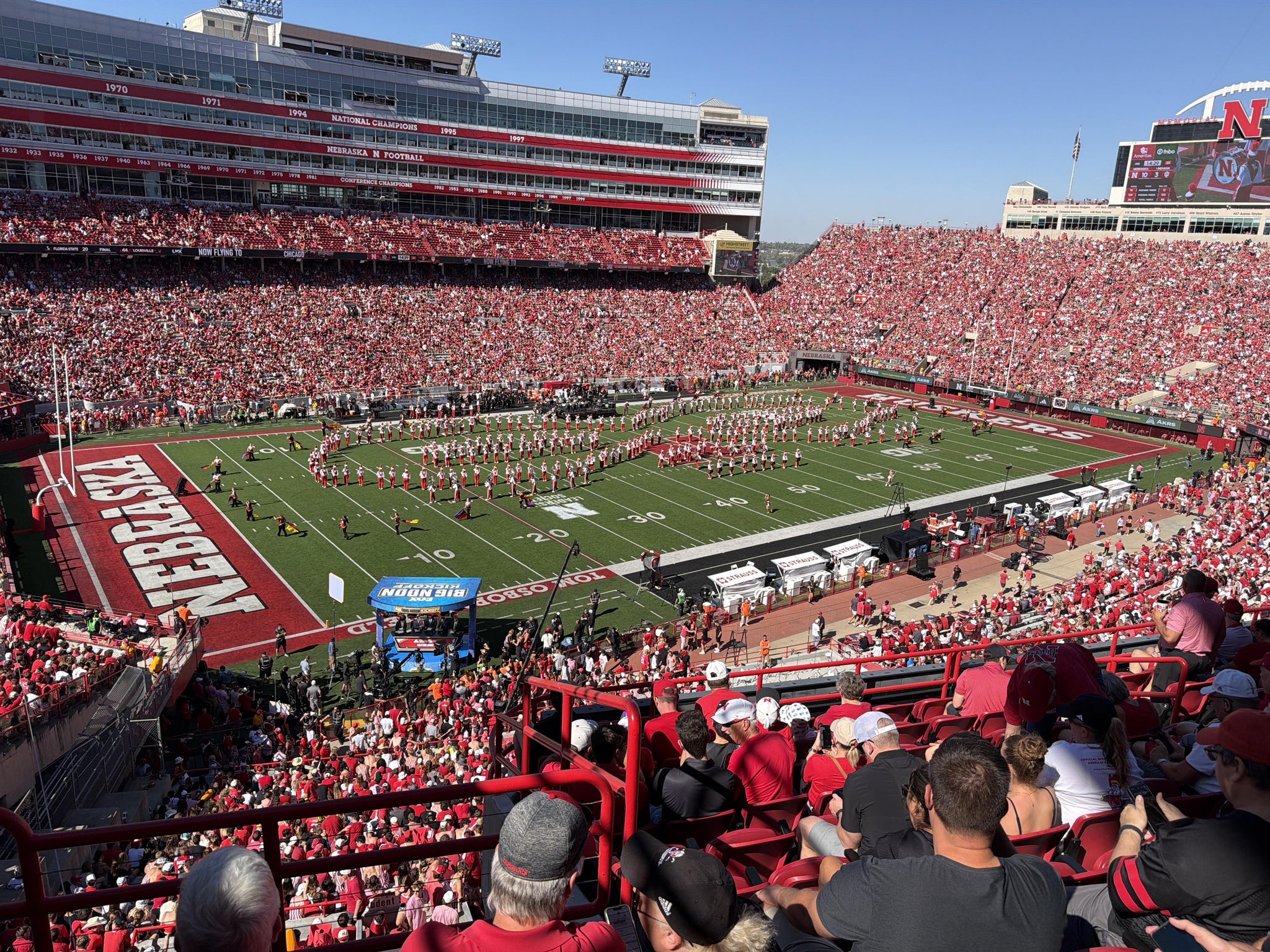 Real Fan View taken from Section 211 at Memorial Stadium Nebraska by Doug N