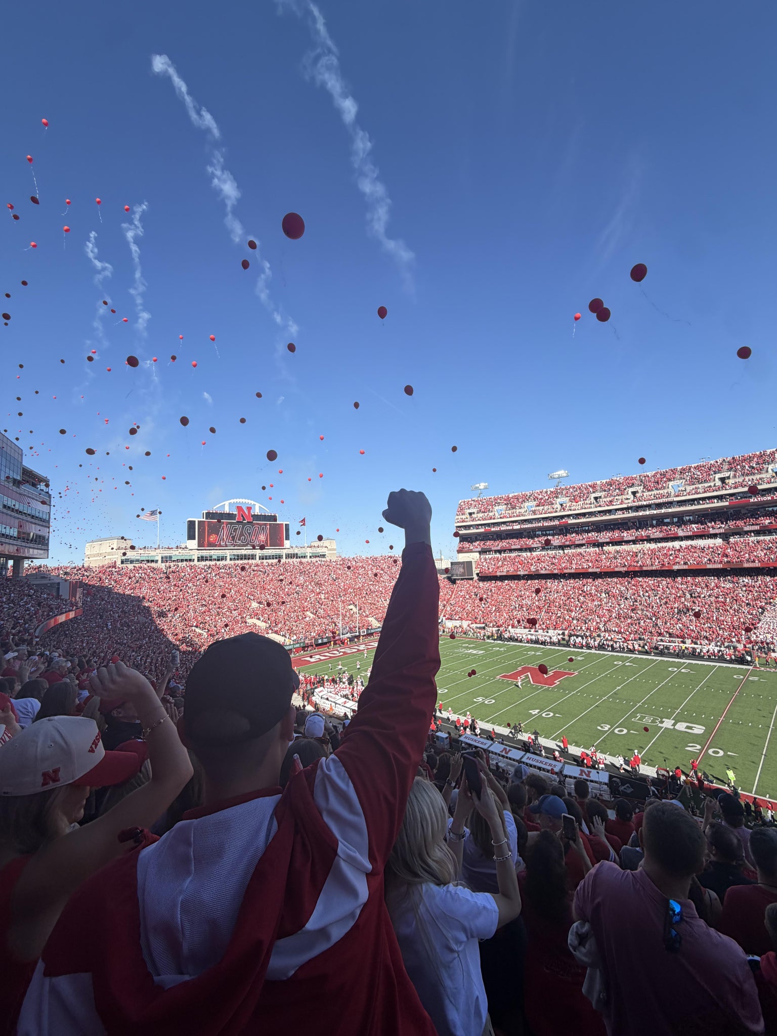 Real Fan View taken from Section 223 at Memorial Stadium Nebraska by Drake C