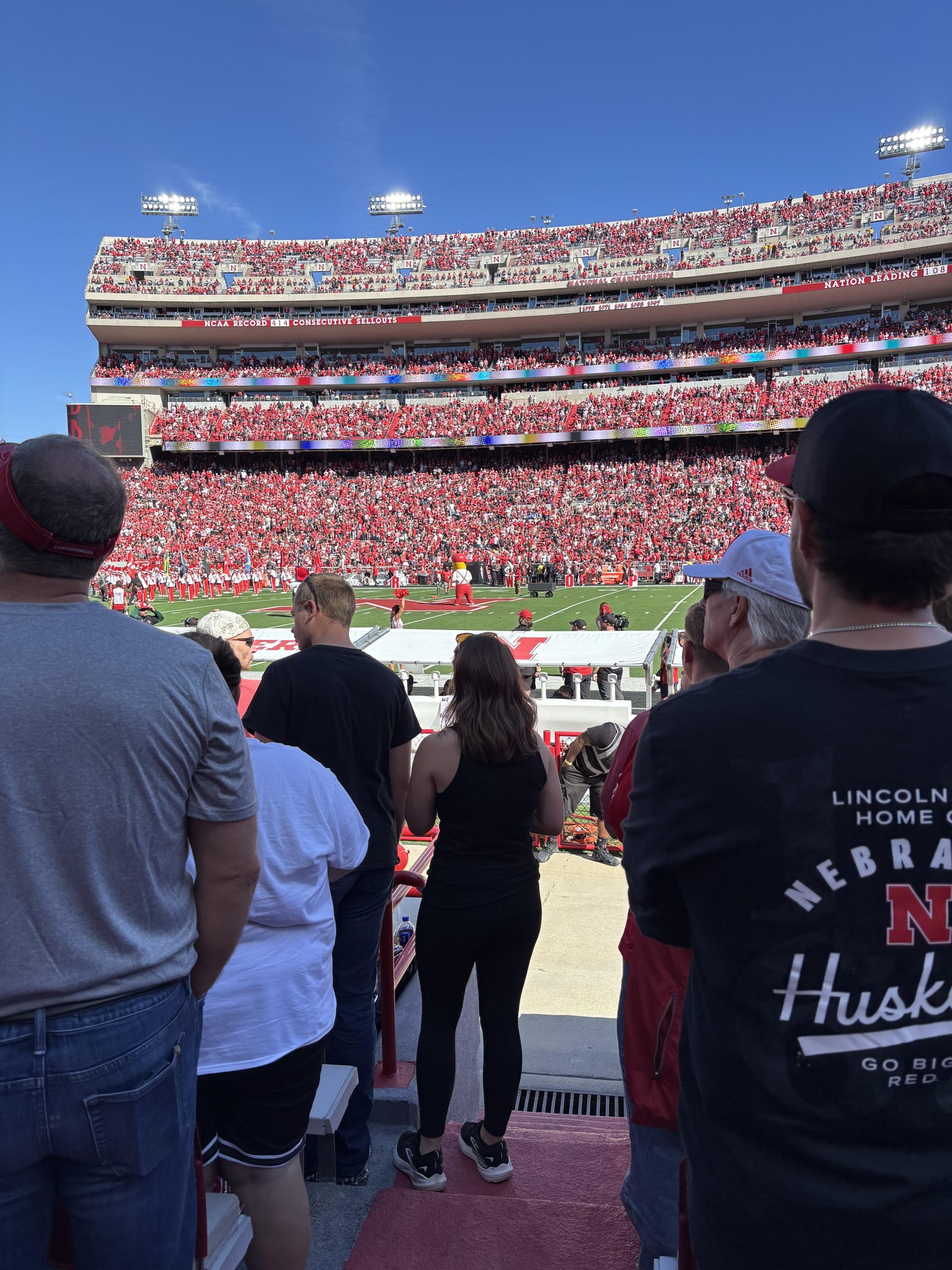 Real Fan View taken from Section 24 at Memorial Stadium Nebraska by Troy B
