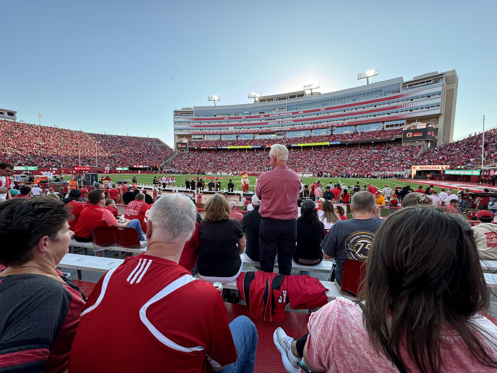 Real Fan View taken from Section 3 at Memorial Stadium Nebraska by Toby A
