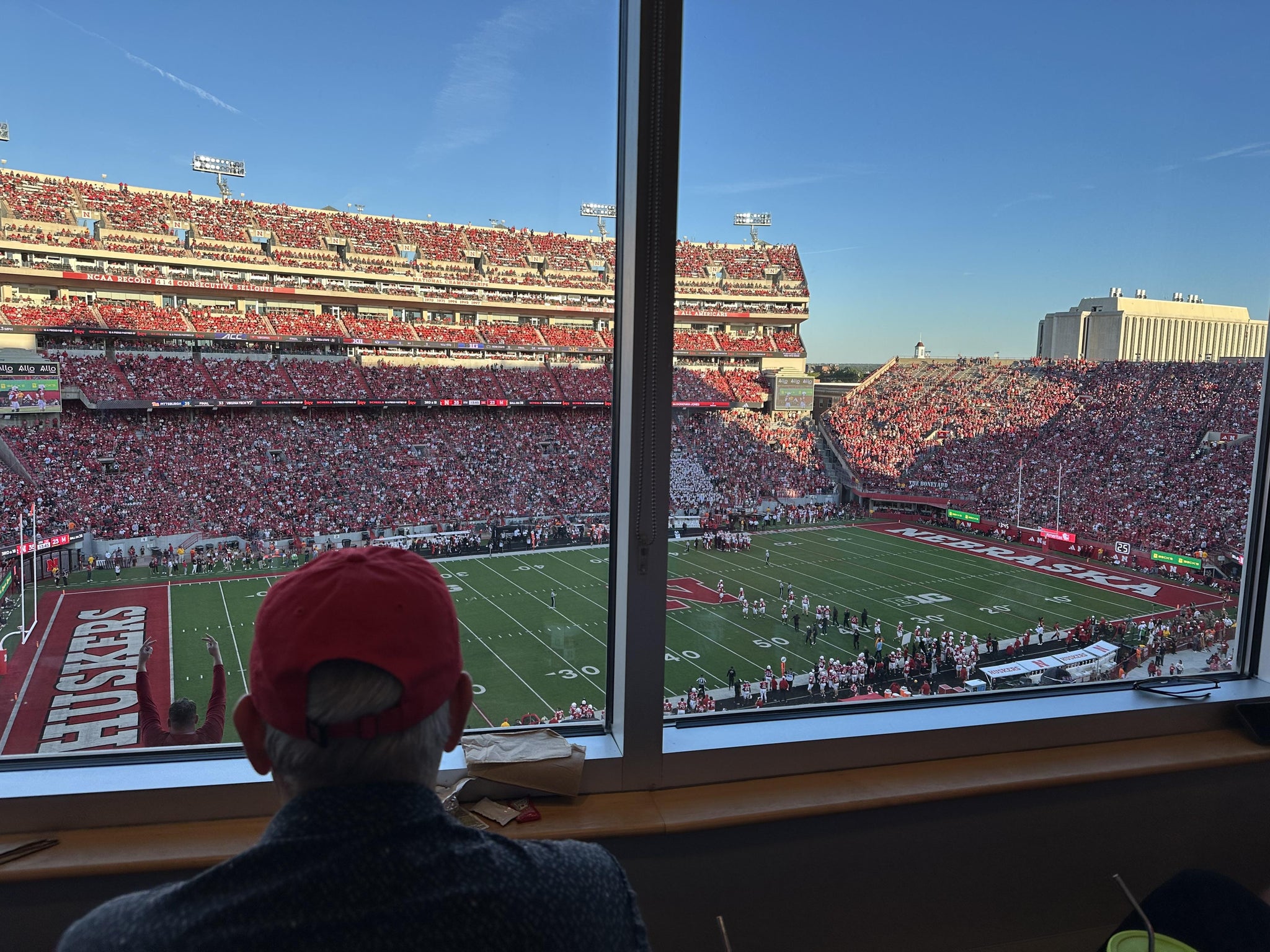 Real Fan View taken from Section 330 at Memorial Stadium Nebraska by Anonymous User
