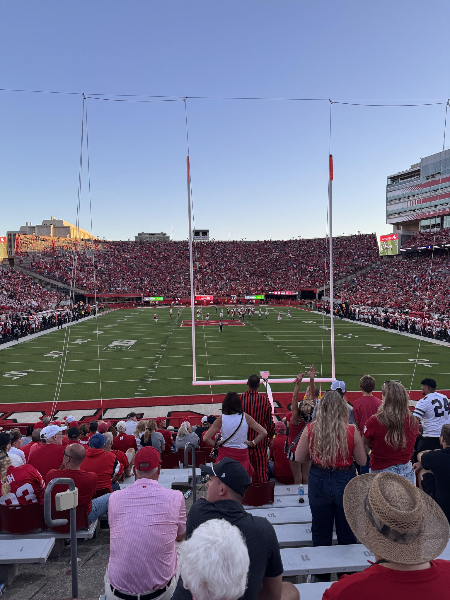 Real Fan View taken from Section 36 at Memorial Stadium Nebraska by Nathan B