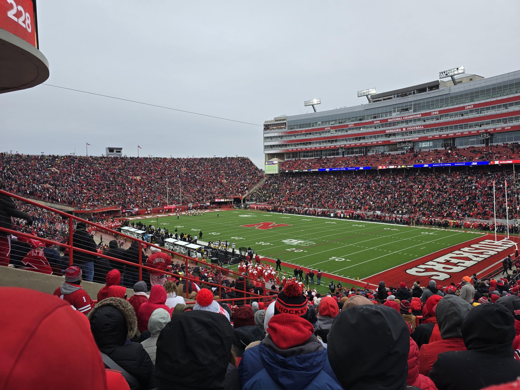 Real Fan View taken from Section 41 at Memorial Stadium Nebraska by Billy A