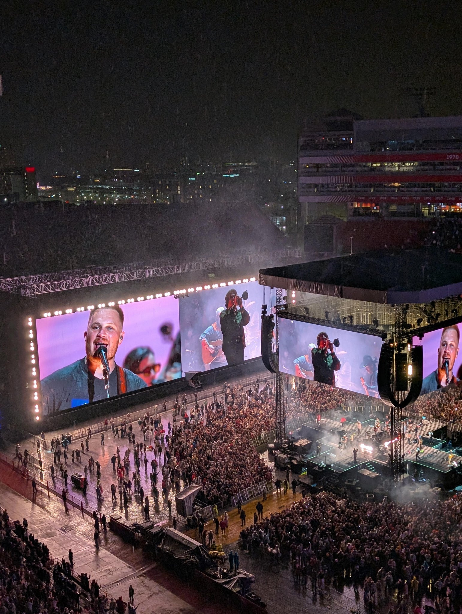 Real Fan View taken from Section 602 at Memorial Stadium Nebraska by Avery L