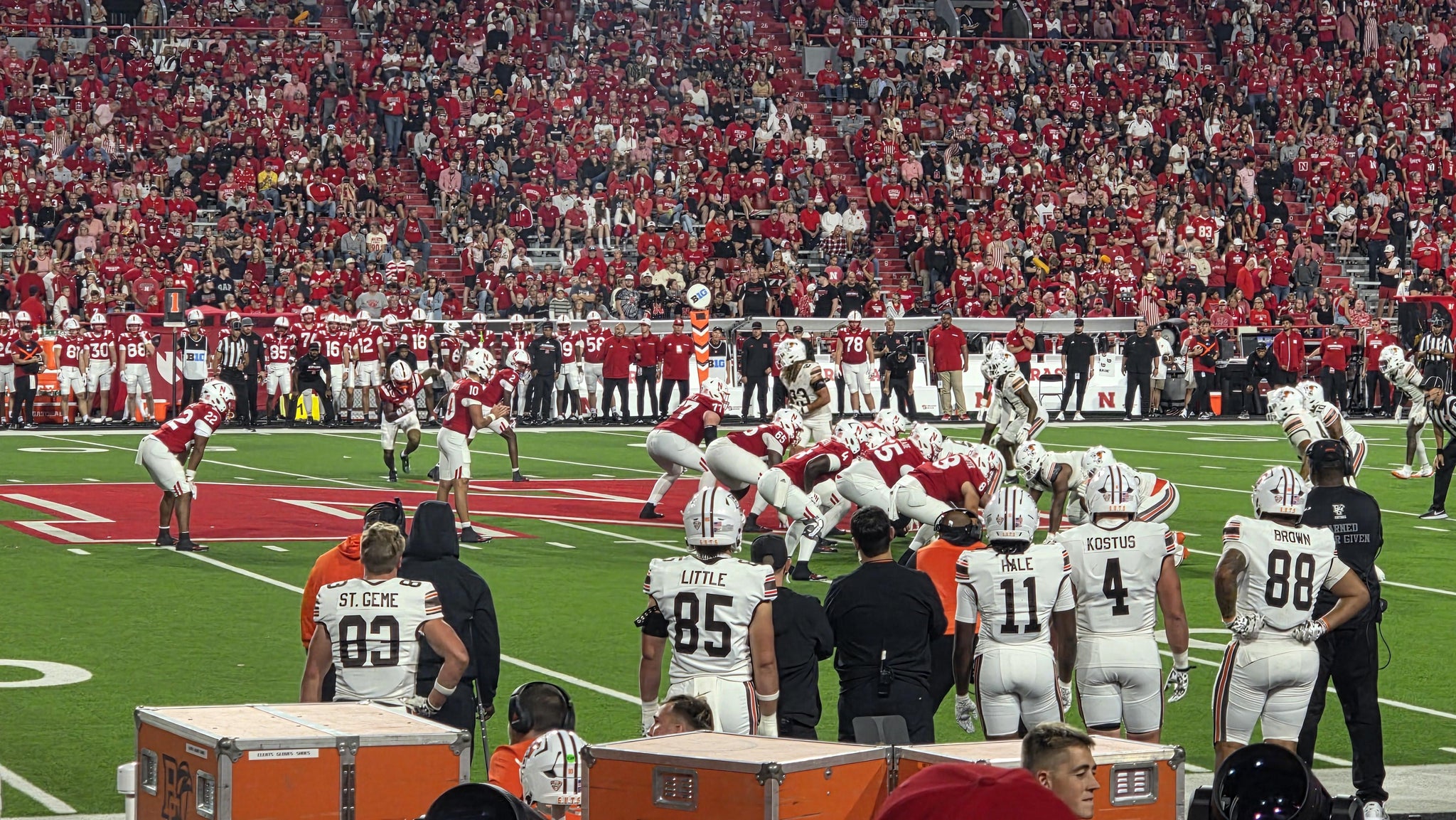 Vue réelle des fans prise de la Section 7 au site Memorial Stadium Nebraska par Anonymous User