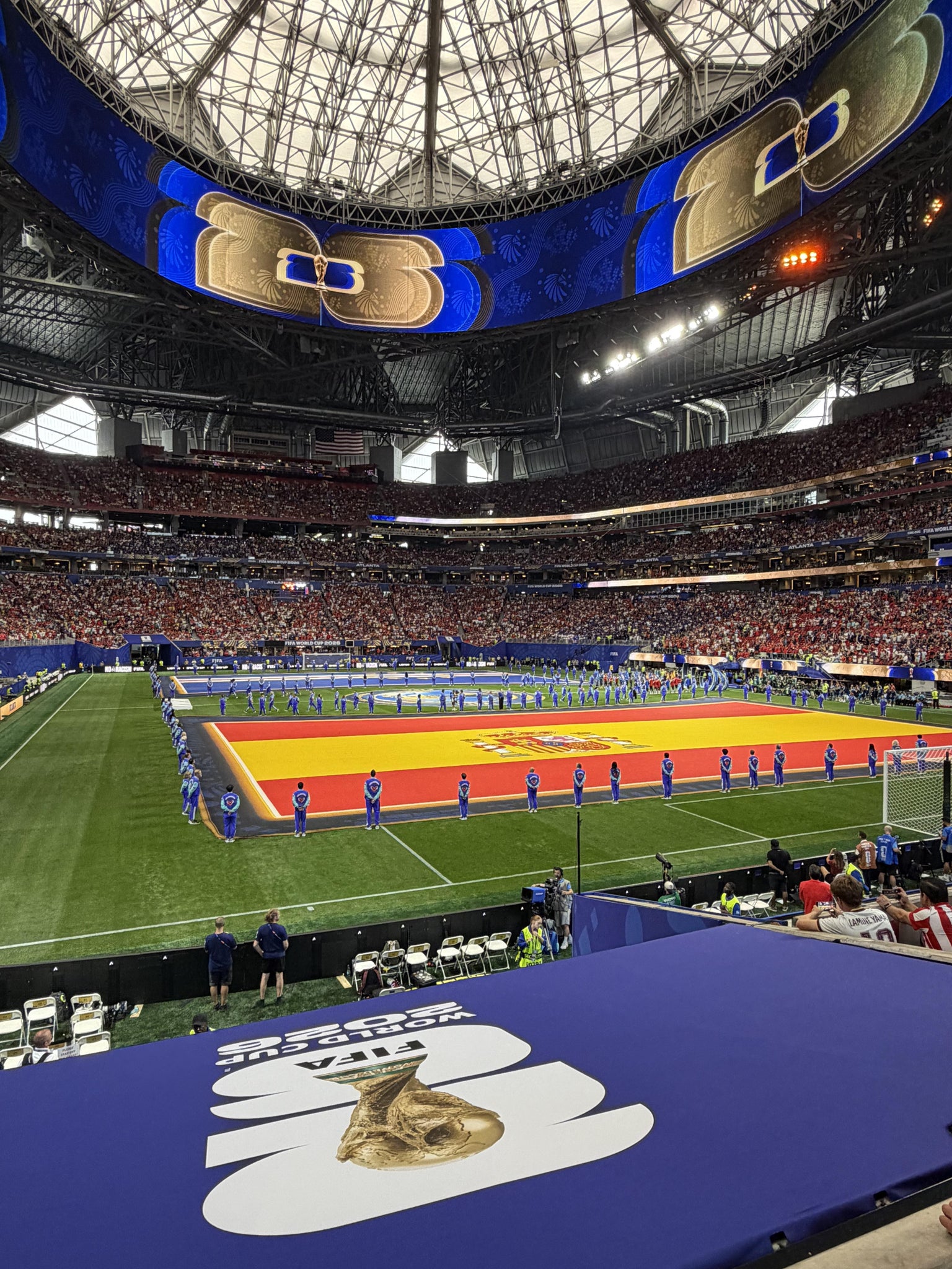 Real Fan View taken from Section 103 at Mercedes-Benz Stadium by Kaden A