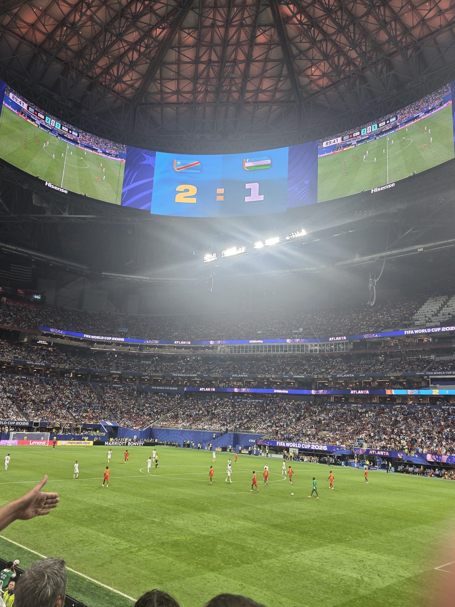 Real Fan View taken from Section 106 at Mercedes-Benz Stadium by Saul D