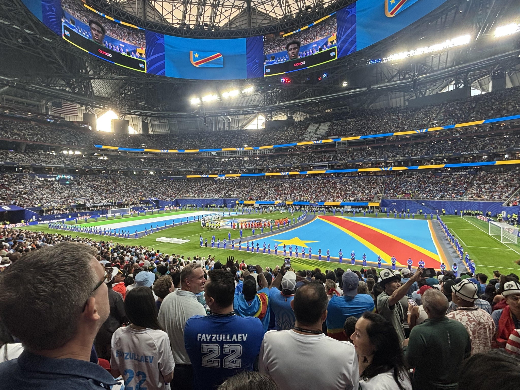 Real Fan View taken from Section 107 at Mercedes-Benz Stadium by Anonymous User