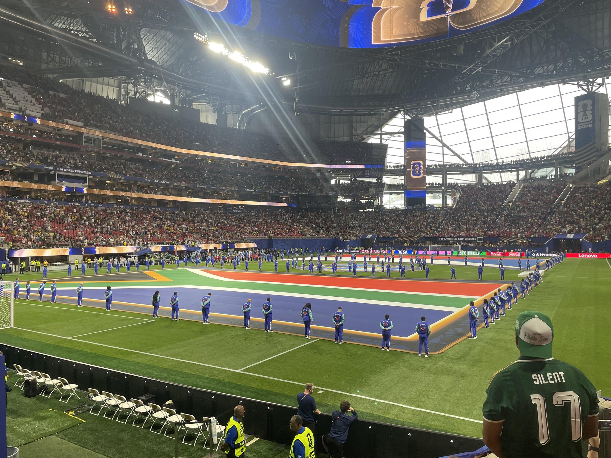 Real Fan View taken from Section 116 at Mercedes-Benz Stadium by Tamara G