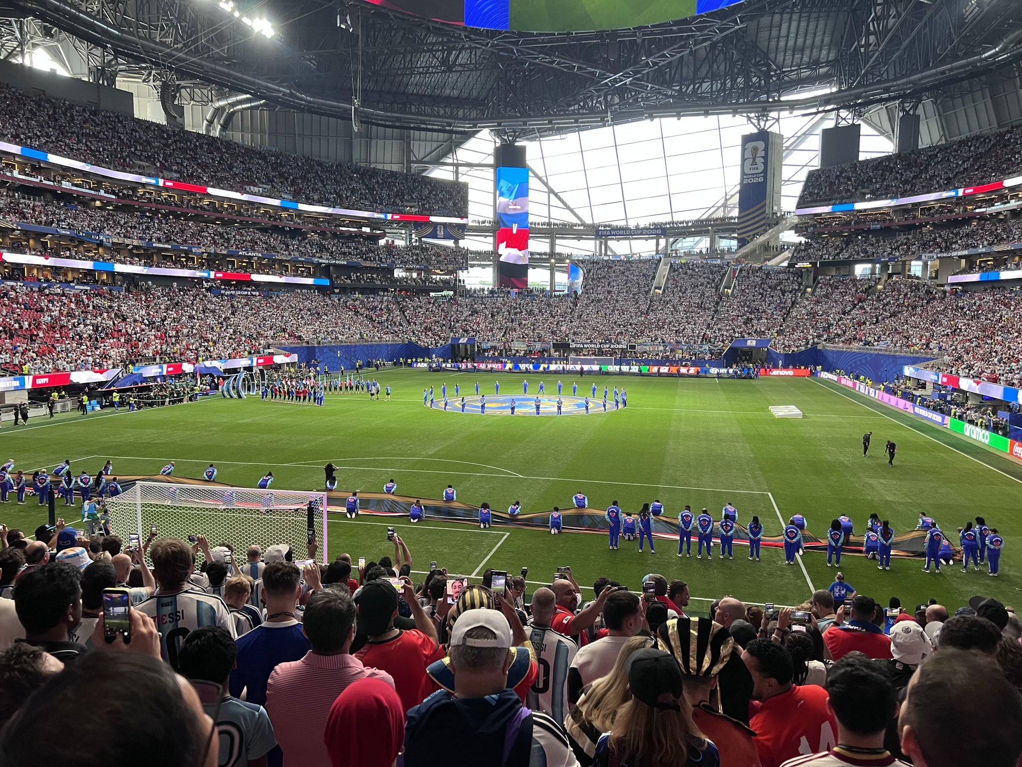 Real Fan View taken from Section 118 at Mercedes-Benz Stadium by Mohamed D