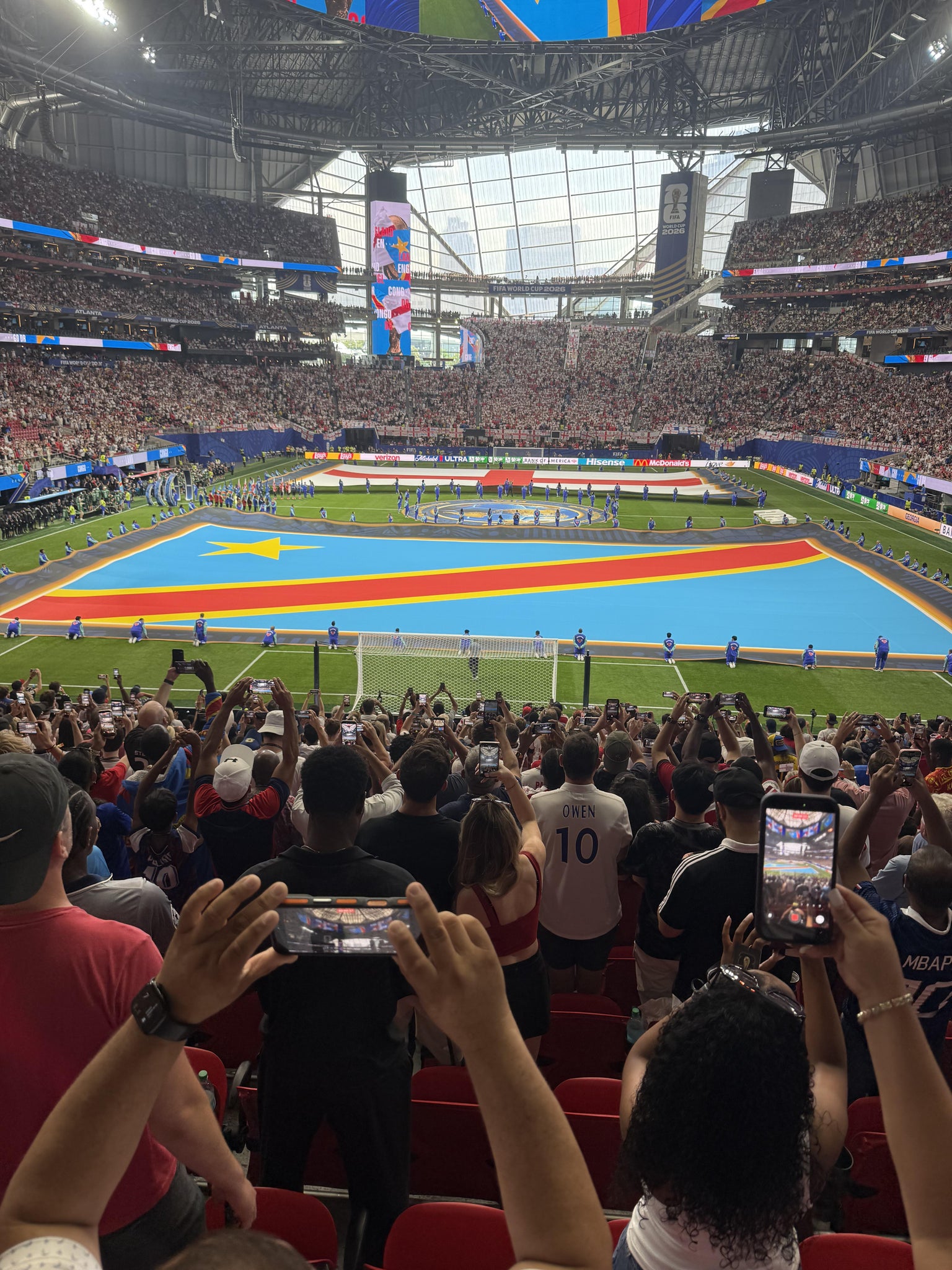 Real Fan View taken from Section 119 at Mercedes-Benz Stadium by Sid K