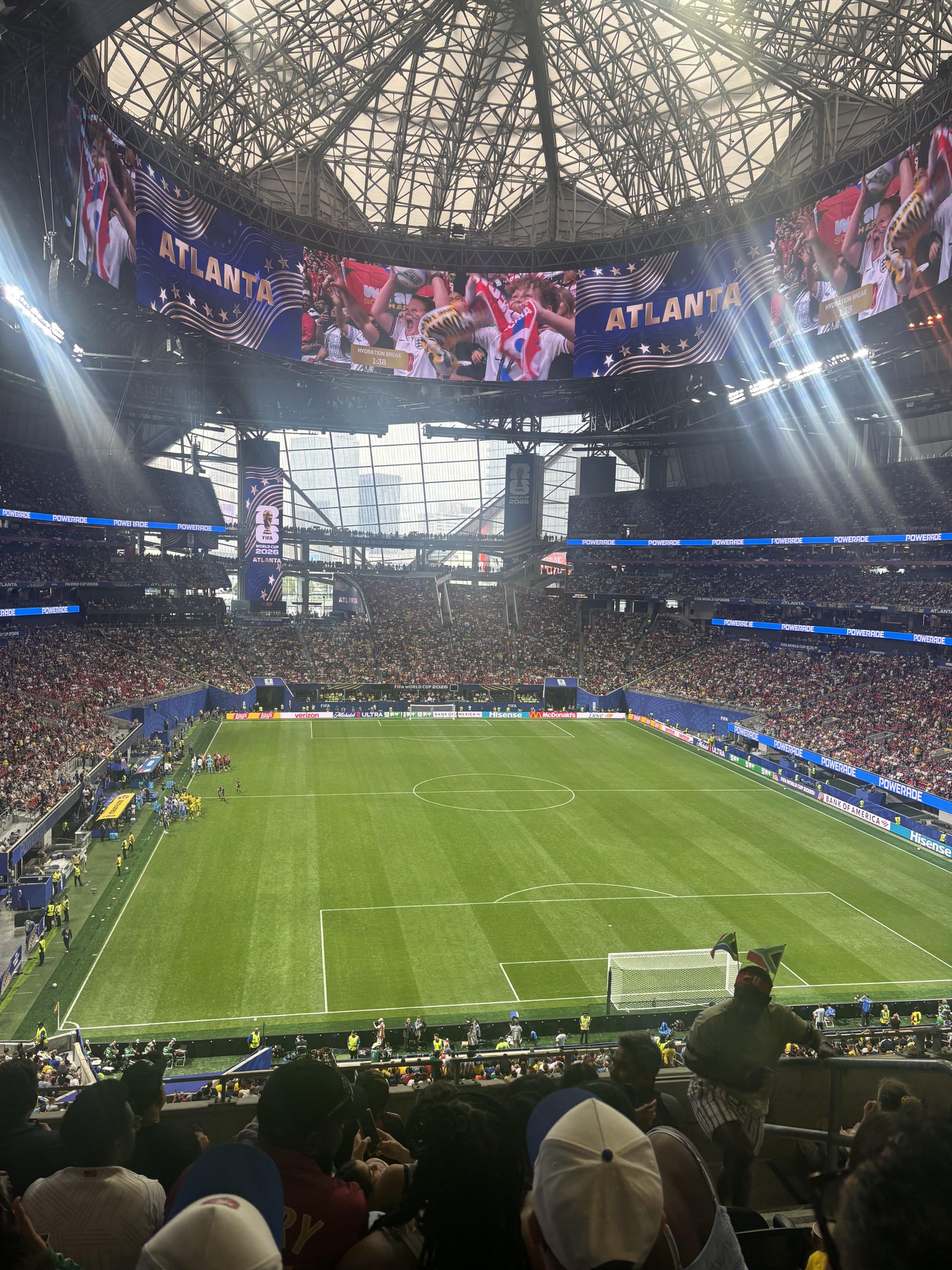 Real Fan View taken from Section 226 at Mercedes-Benz Stadium by Paul J