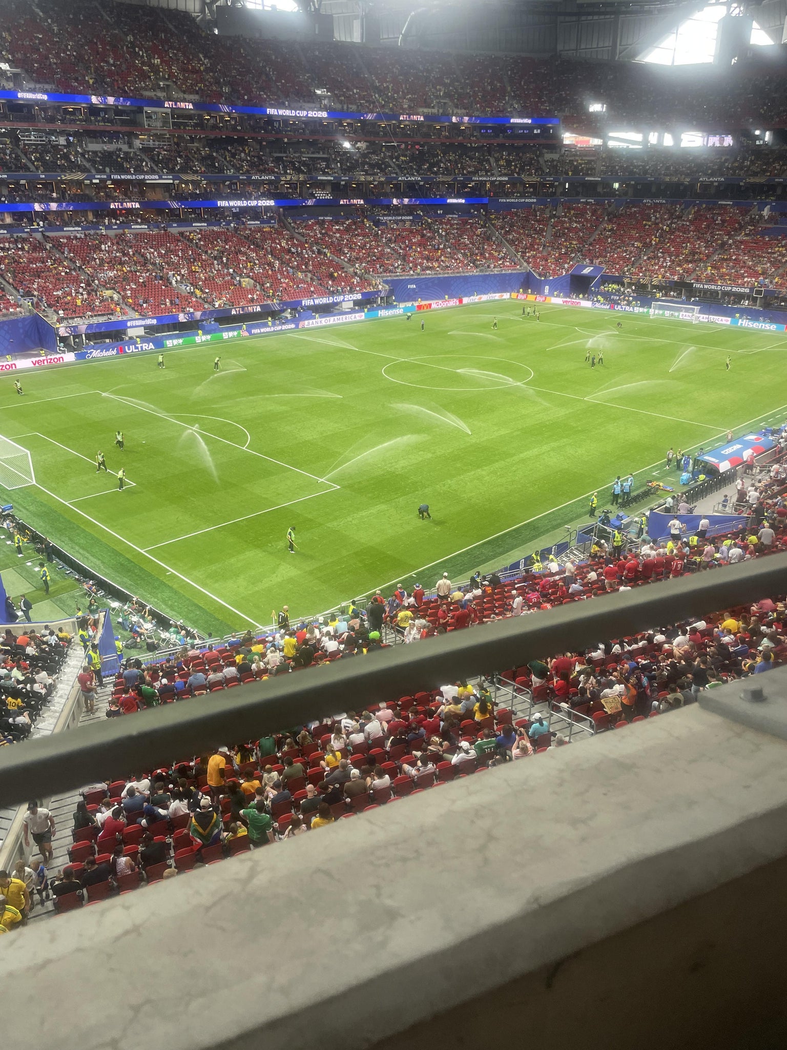 Real Fan View taken from Section 244 at Mercedes-Benz Stadium by Megan S