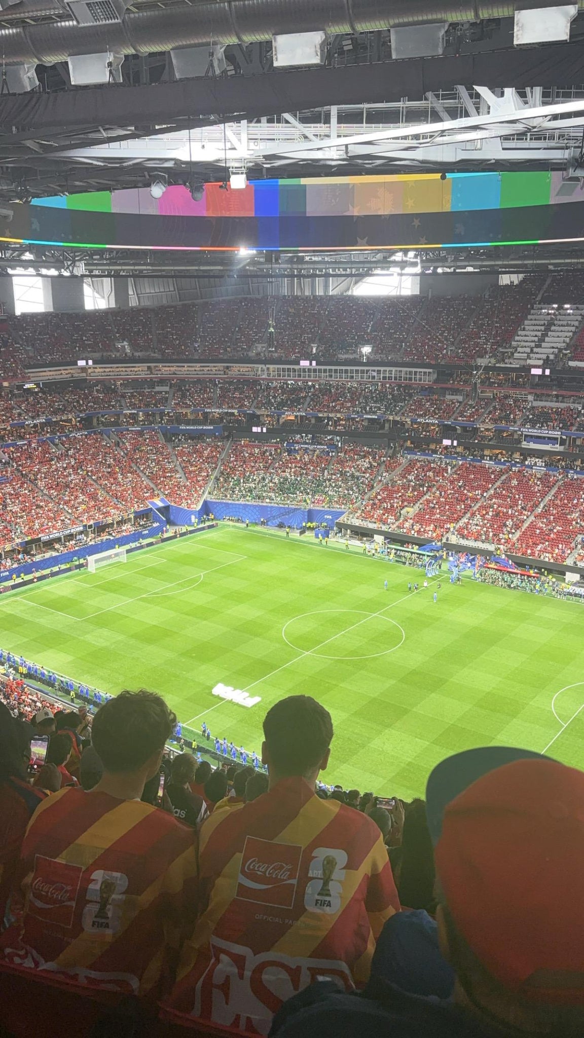 Vue réelle des fans prise de la Section 307 au site Mercedes-Benz Stadium par Abdulrahman H