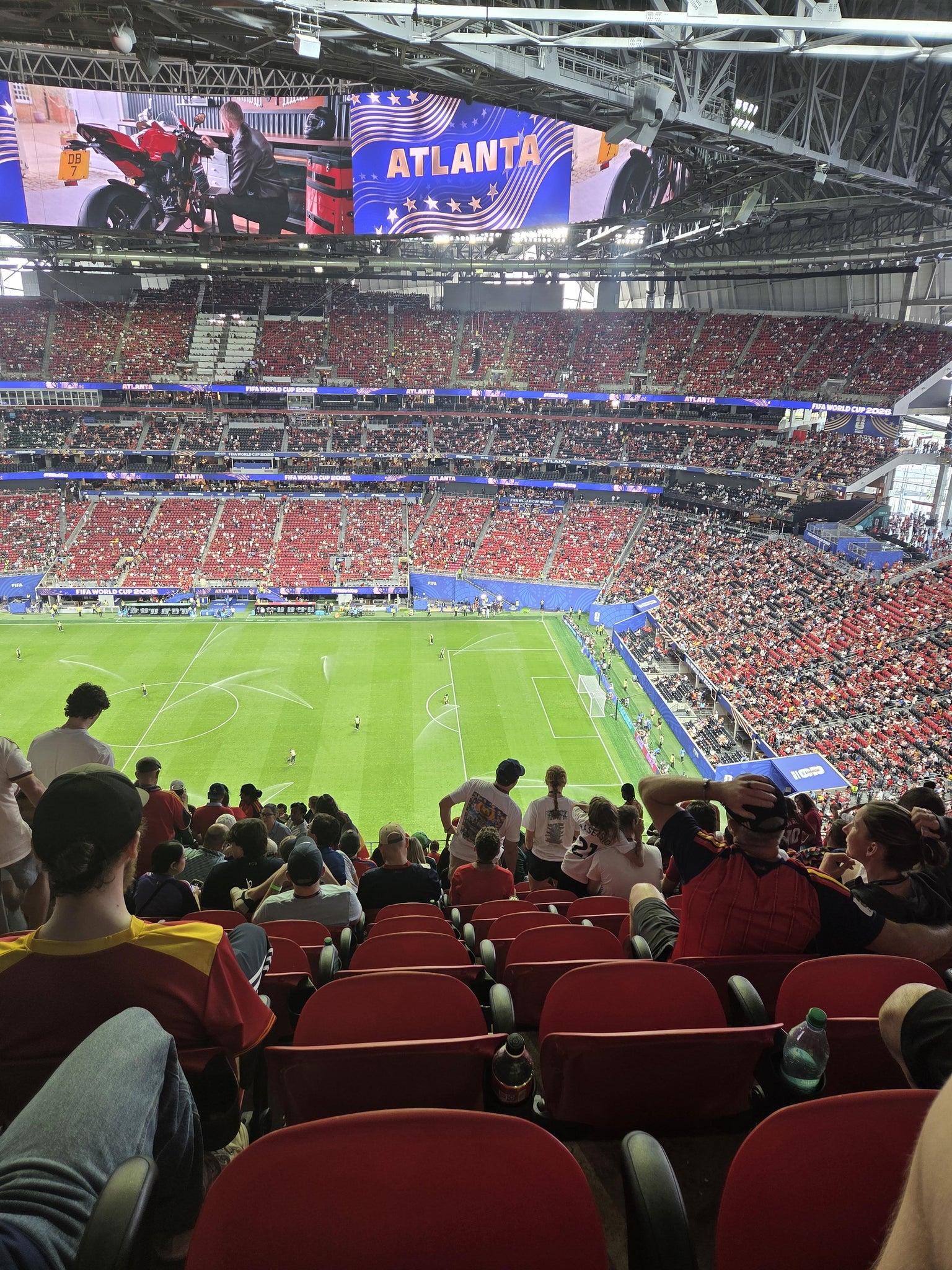 Real Fan View taken from Section 309 at Mercedes-Benz Stadium by James B