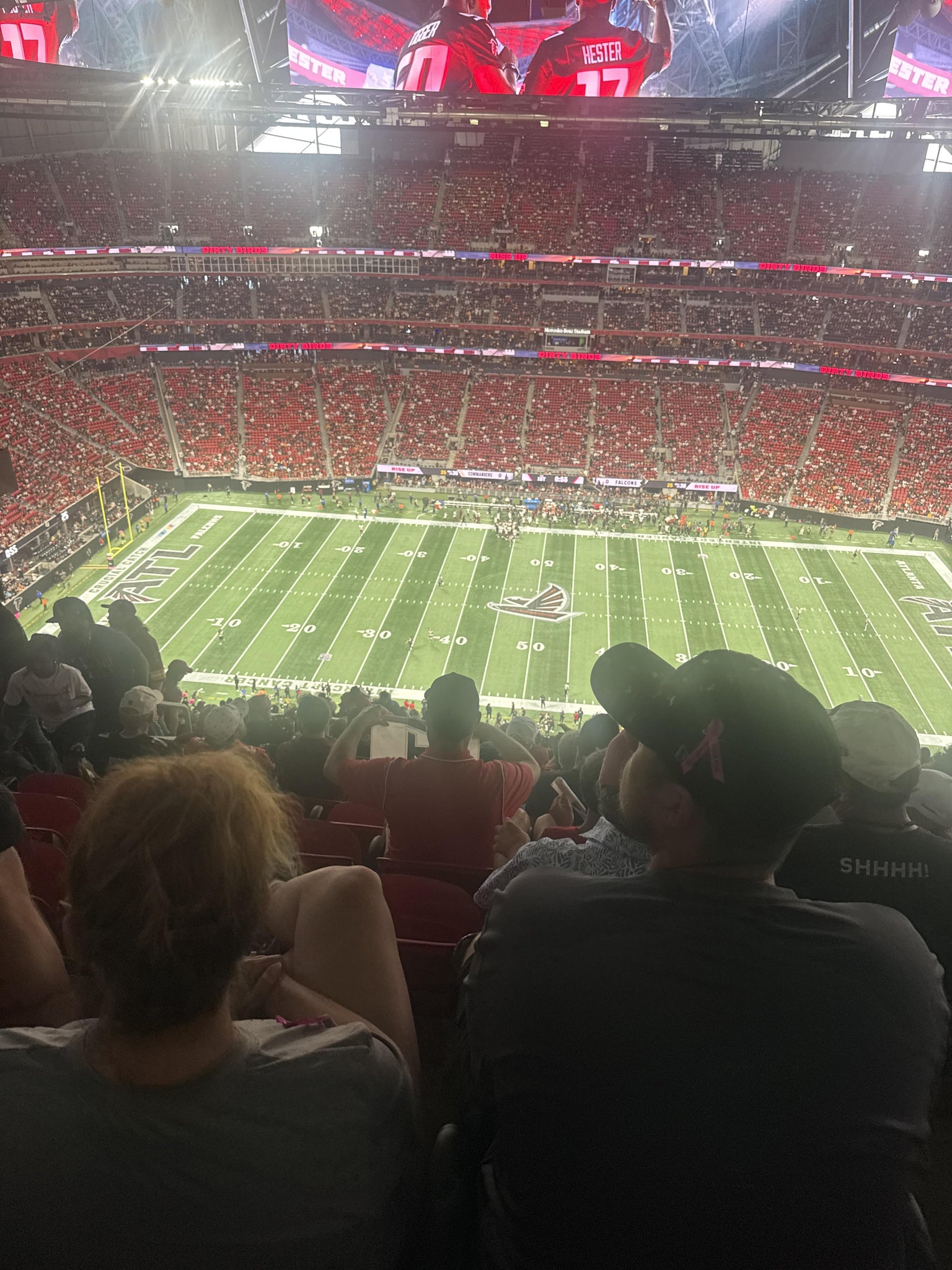 Vue réelle des fans prise de la Section 311 au site Mercedes-Benz Stadium par Emmanuel C