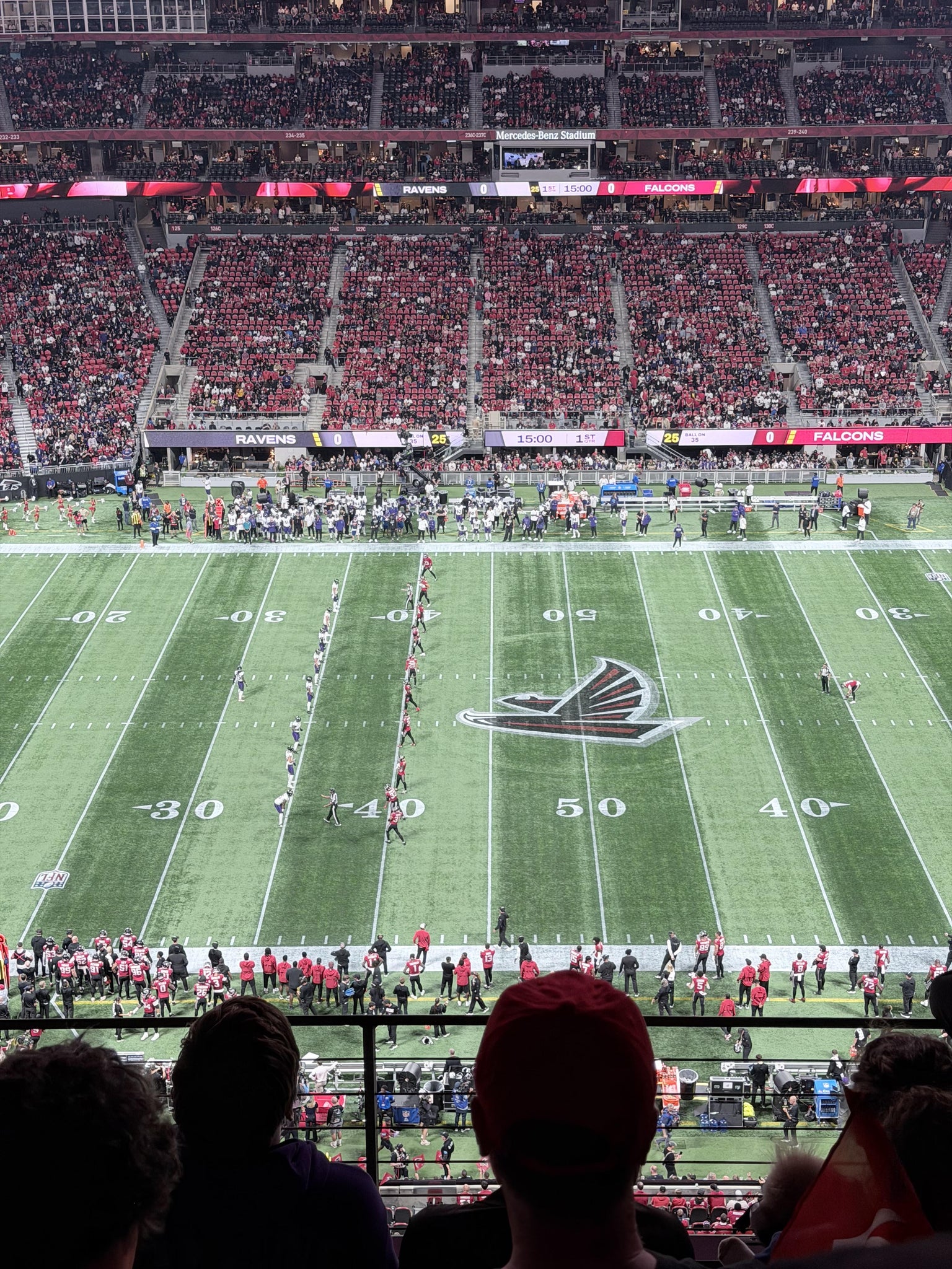 Real Fan View taken from Section 312 at Mercedes-Benz Stadium by Nadia D